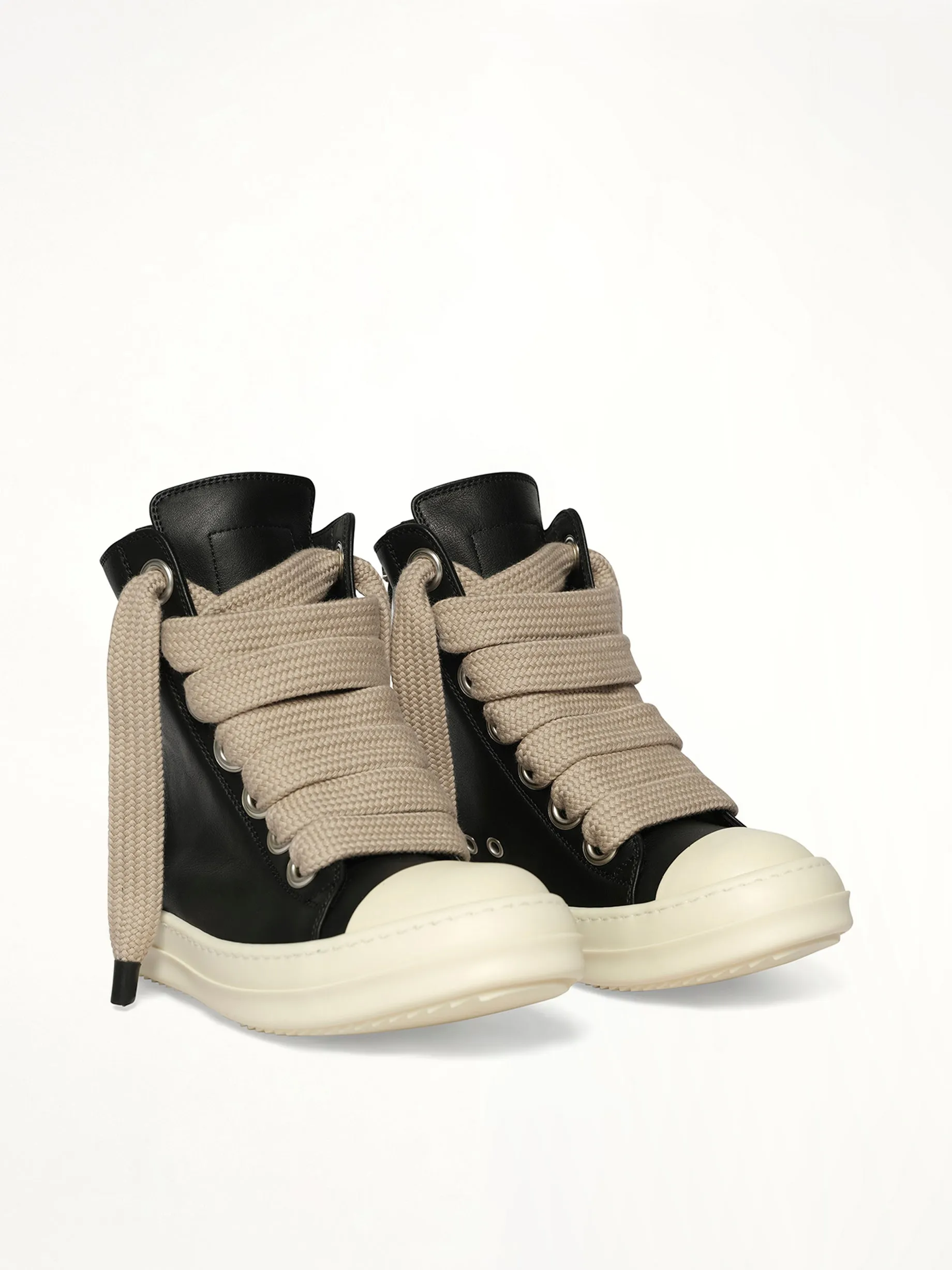 Jumbolace Sneaks in Black/Milk/Milk sold by MARAIS product image thumbnail 2