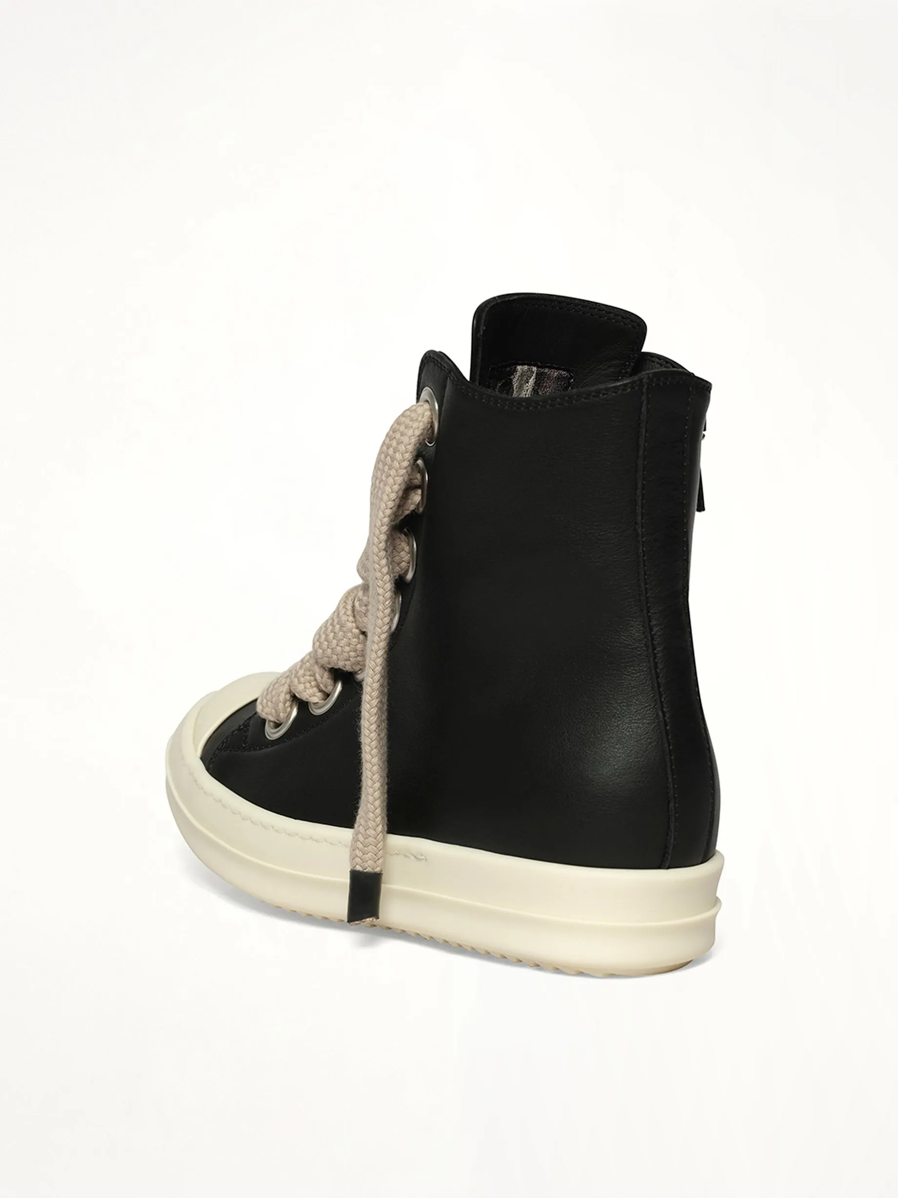 Jumbolace Sneaks in Black/Milk/Milk sold by MARAIS product image thumbnail 3