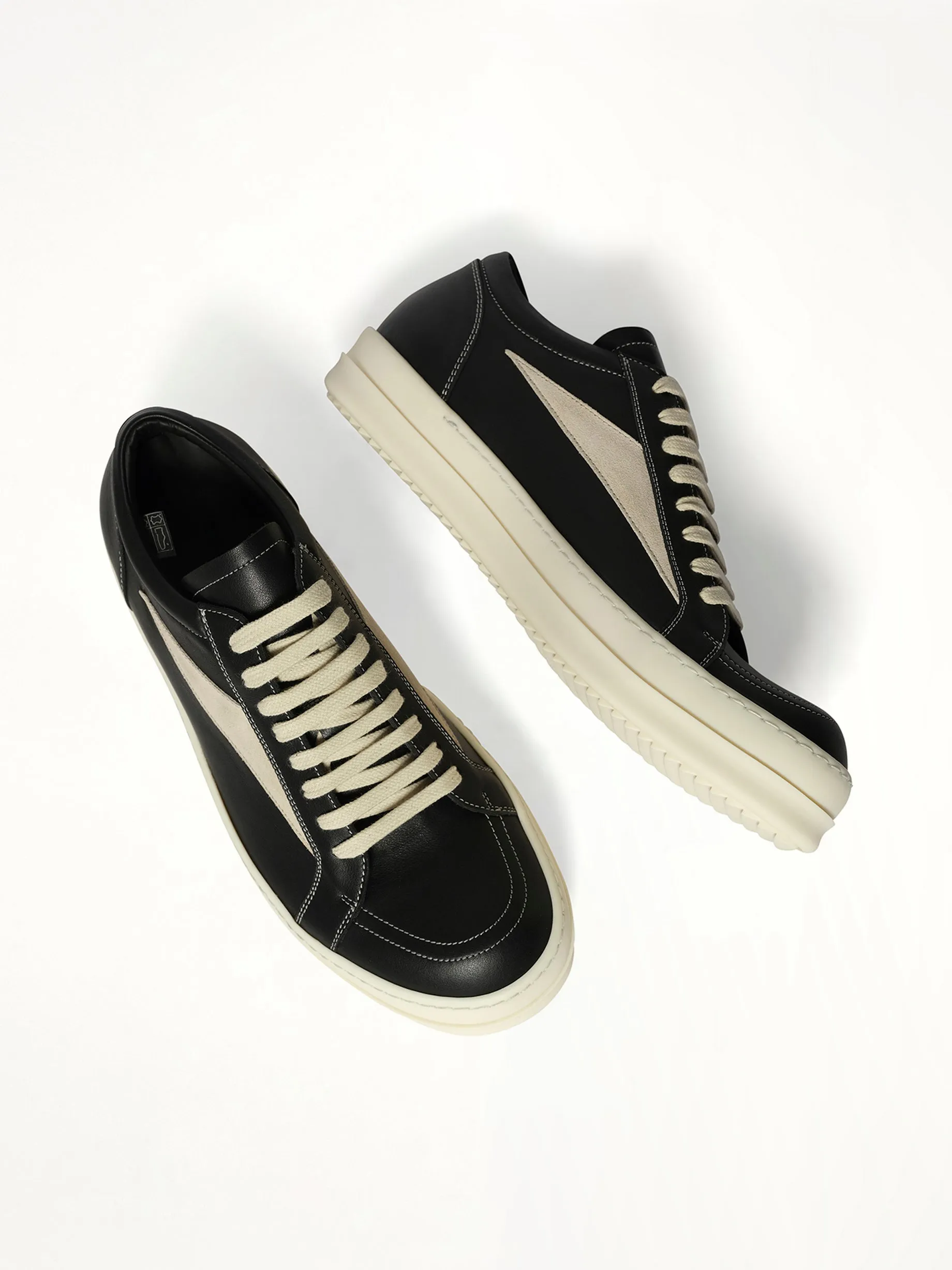 Vintage Sneaks in Black/Milk/Milk sold by MARAIS product image thumbnail 4