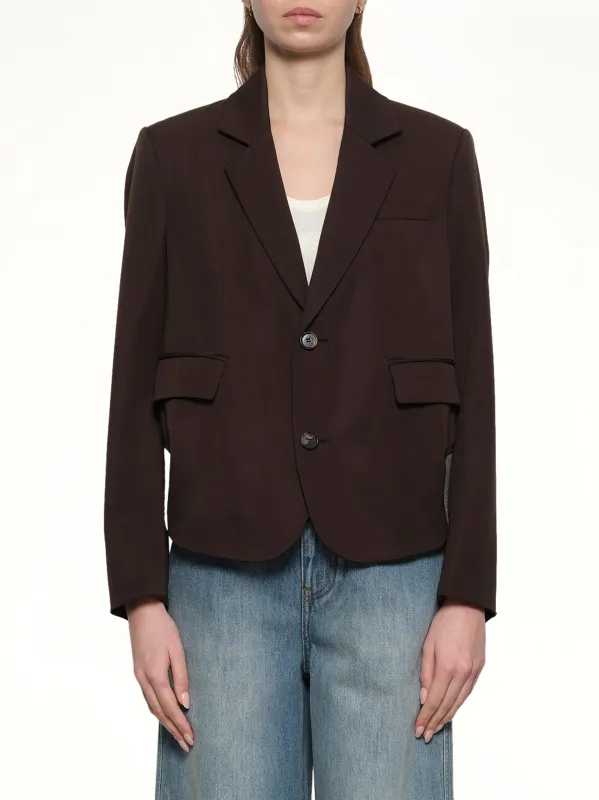 Tailored Jacket in Brown sold by MARAIS