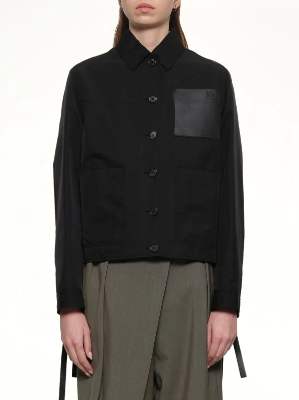 Workwear Jacket in Black sold by MARAIS