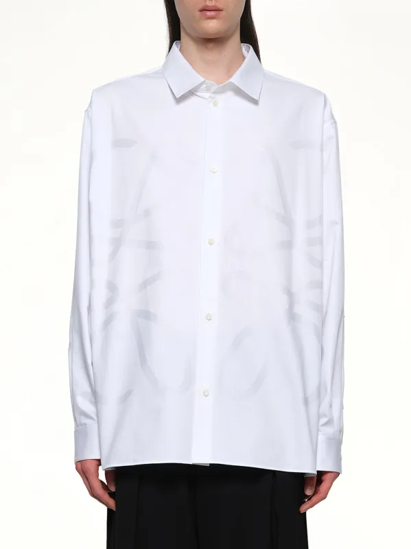 Anagram Shirt in White sold by MARAIS