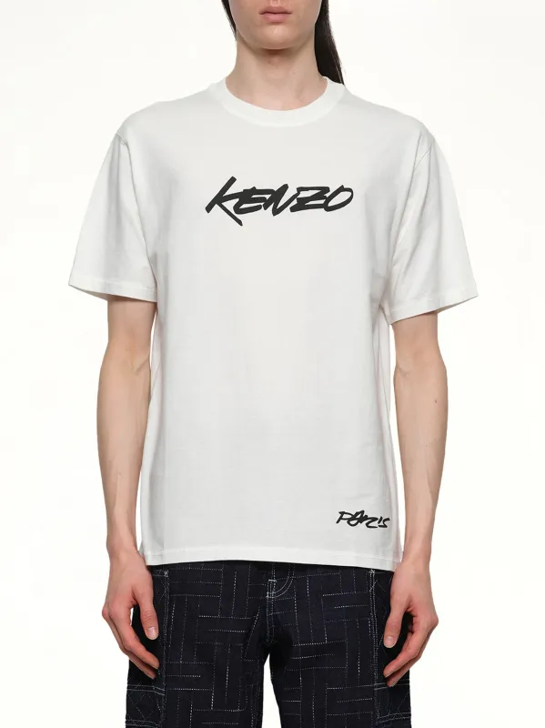 Gots Kenzo Futura Classic T-Shirt in Off White sold by MARAIS