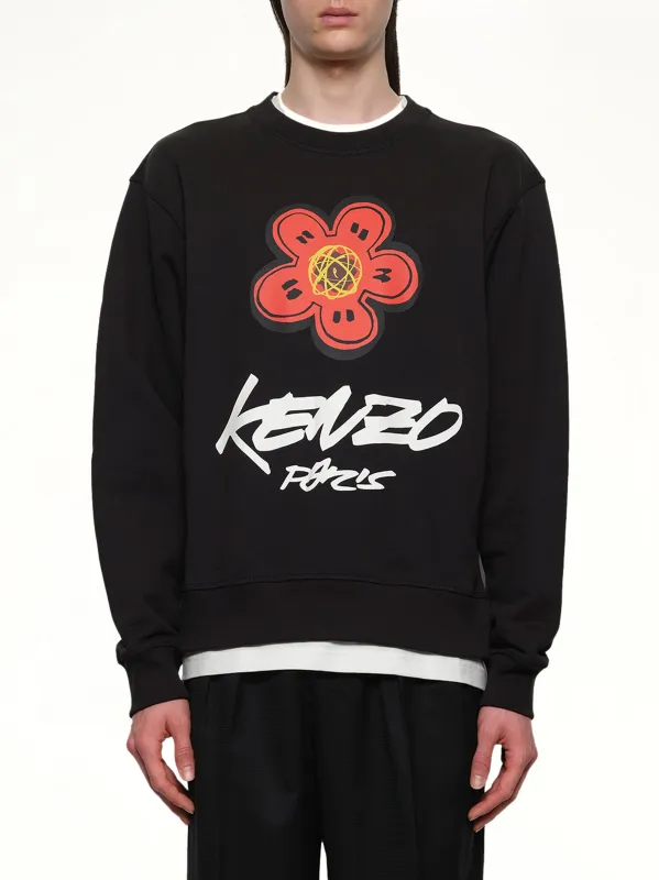 Kenzo Futura Classic Sweatshirt in Black sold by MARAIS