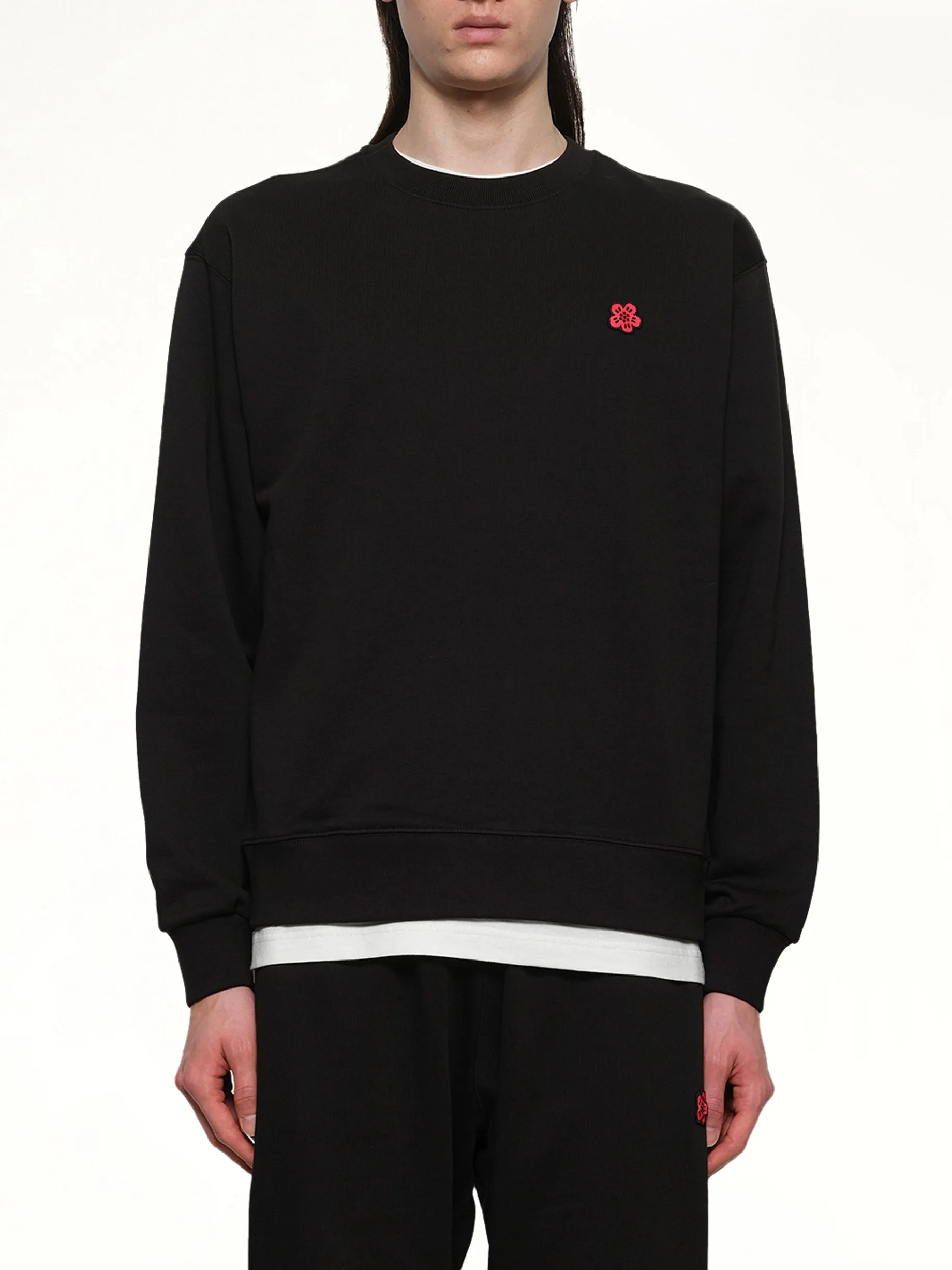 Boke Flower Classic Sweatshirt in Black sold by MARAIS