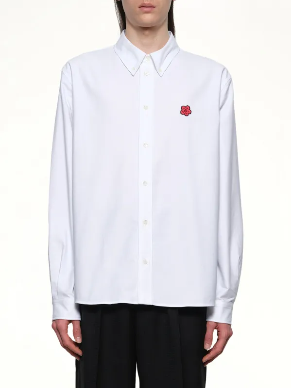 Kenzo Boke Flower Casual Shirt in White sold by MARAIS