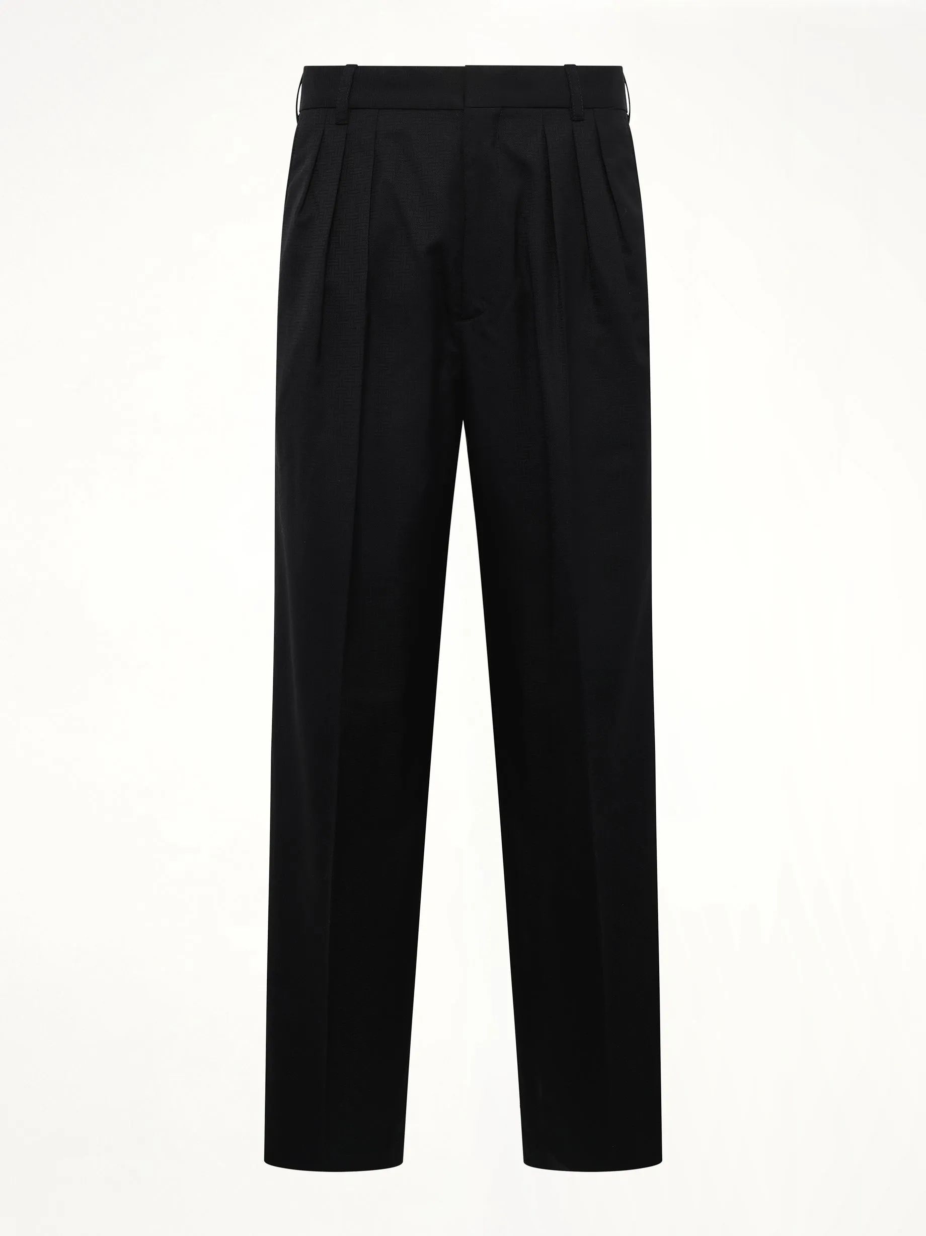 Kenzo Weave Pleated Tailored Pant in Black sold by MARAIS product image thumbnail 2