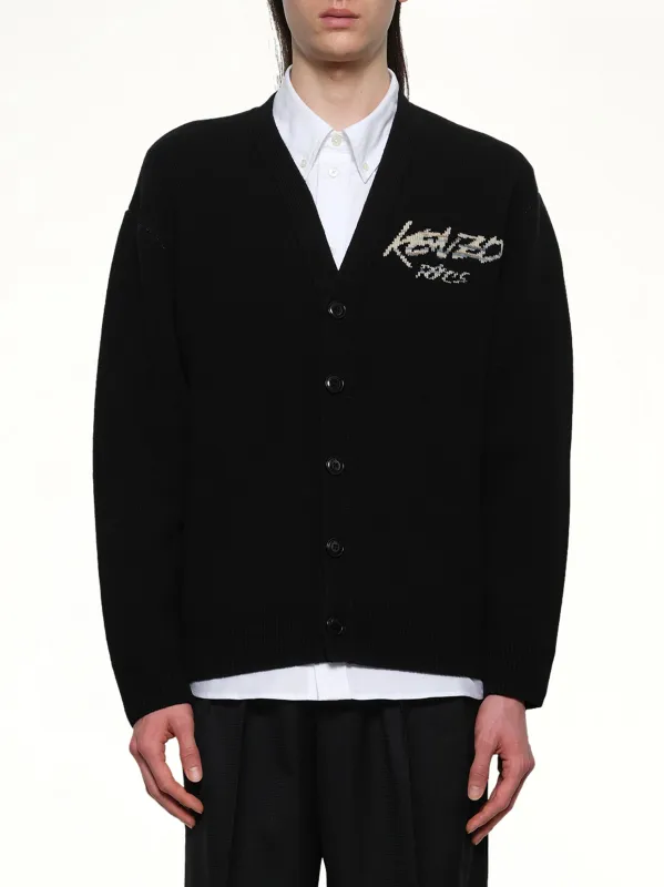 Rws Kenzo Futura Cardigan in Black sold by MARAIS