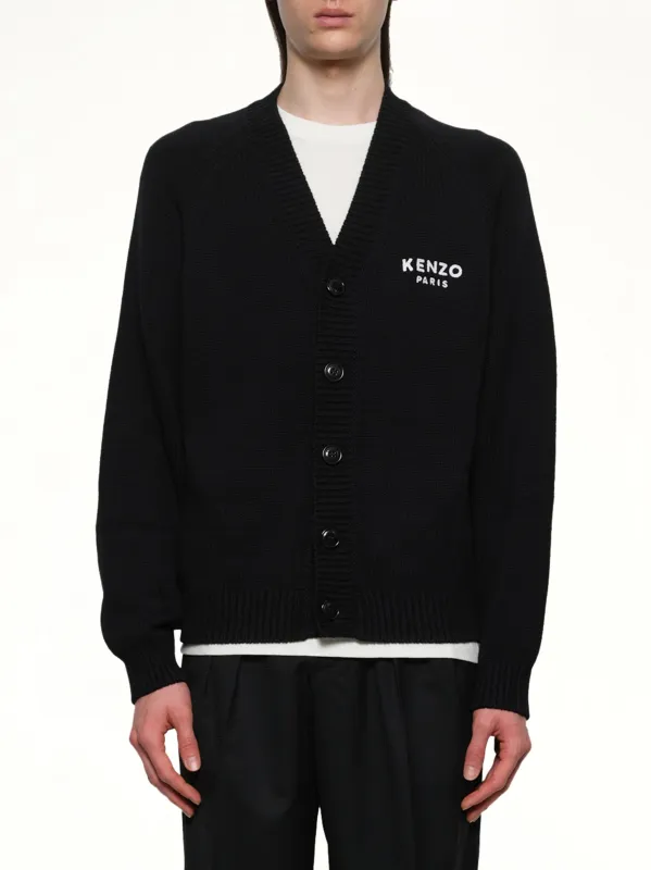 Boke Flower Cardigan in Black sold by MARAIS