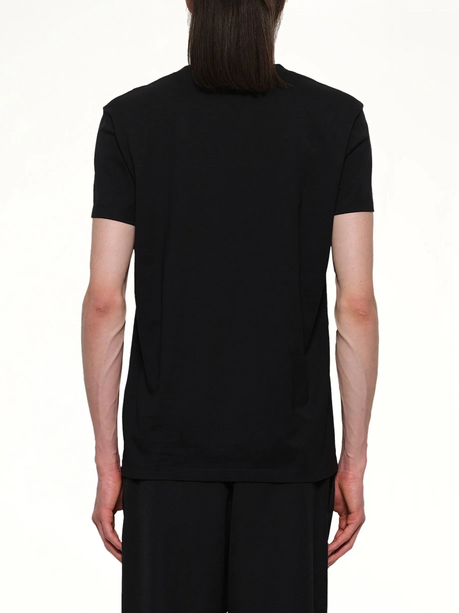 Balmain Chain Logo T-Shirt in Black/Gold sold by MARAIS product image thumbnail 5