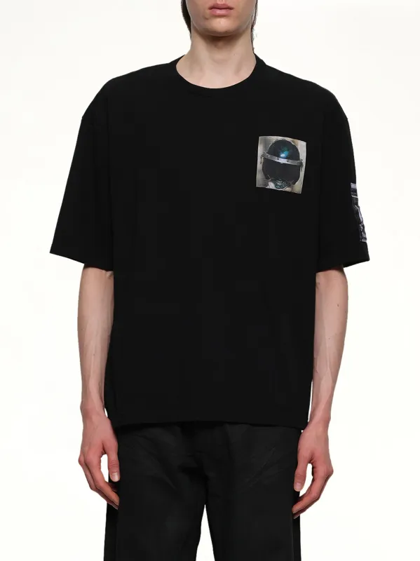 Heldon T-Shirt in Black sold by MARAIS