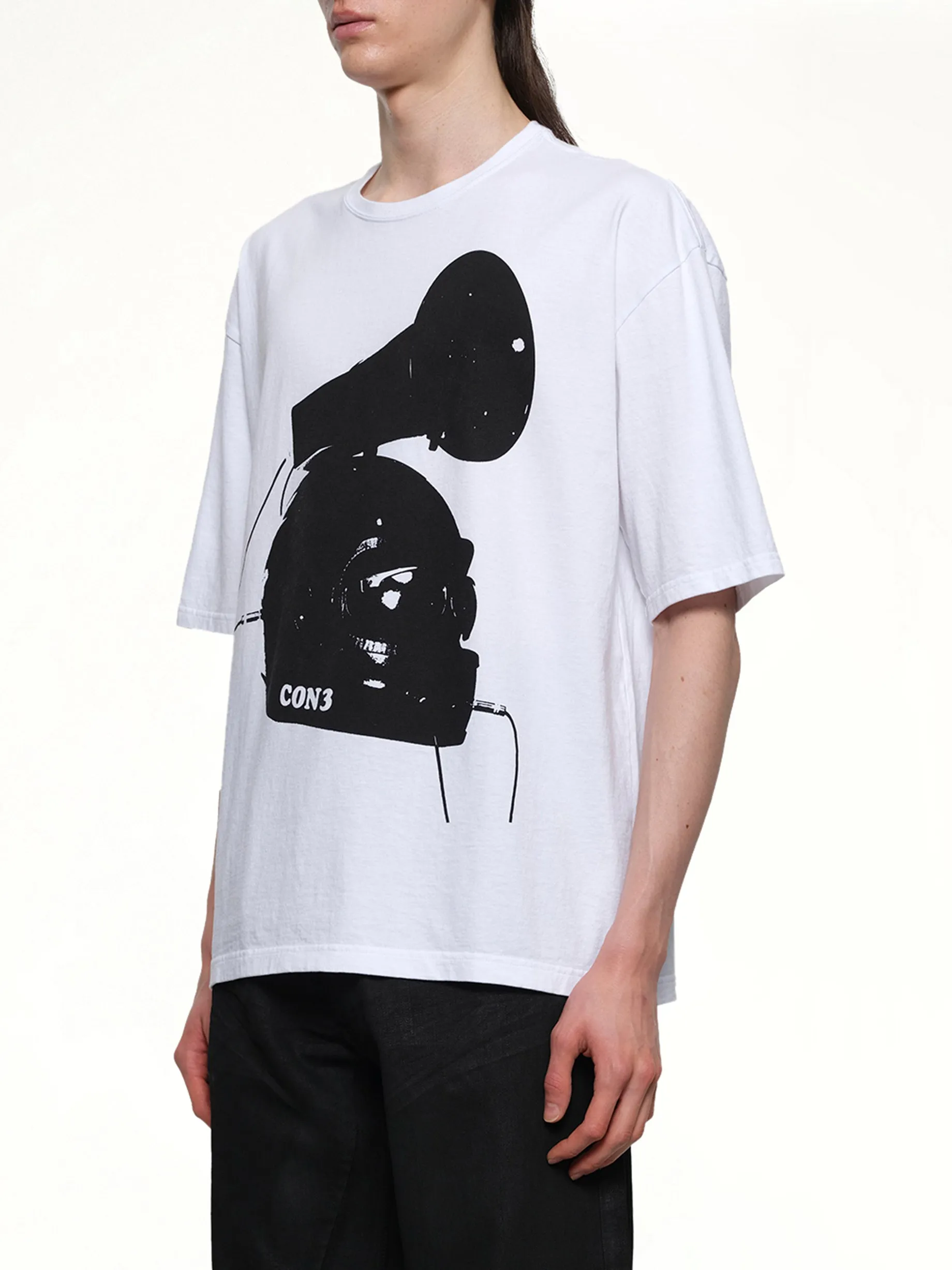 Con 3 T-Shirt in White sold by MARAIS product image thumbnail 3