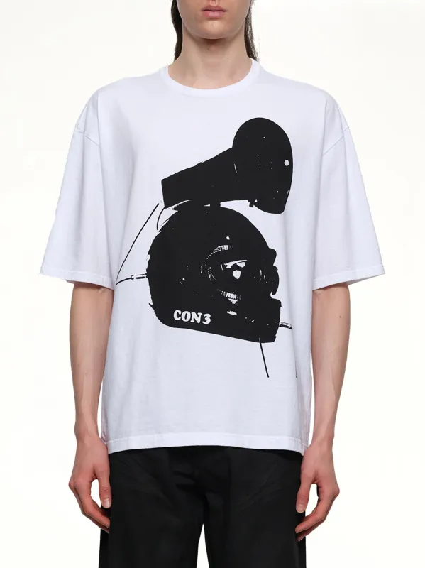 Con 3 T-Shirt in White sold by MARAIS