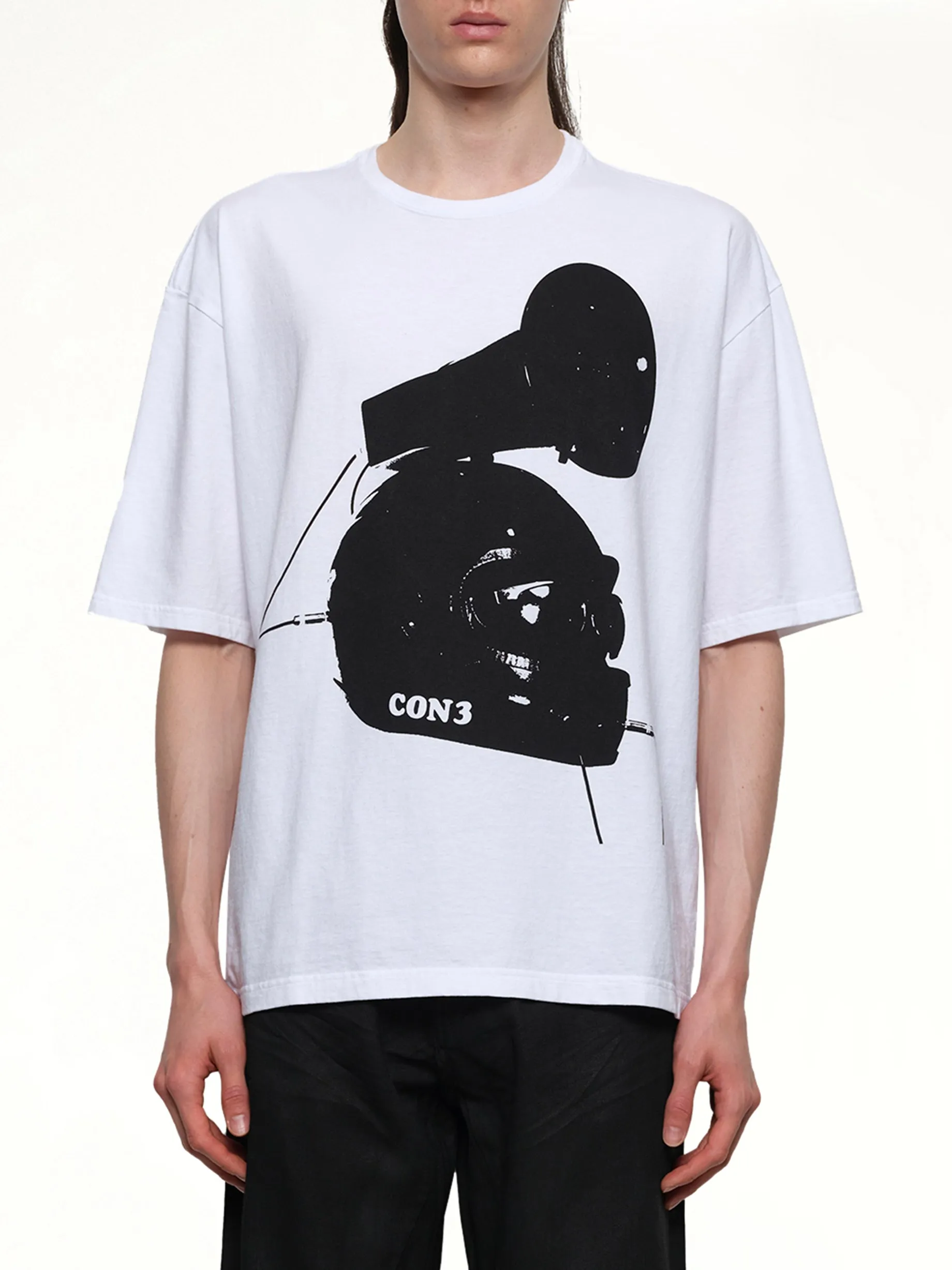 Con 3 T-Shirt in White sold by MARAIS