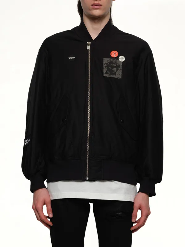 You Don'T Know Me Blouson in Black sold by MARAIS