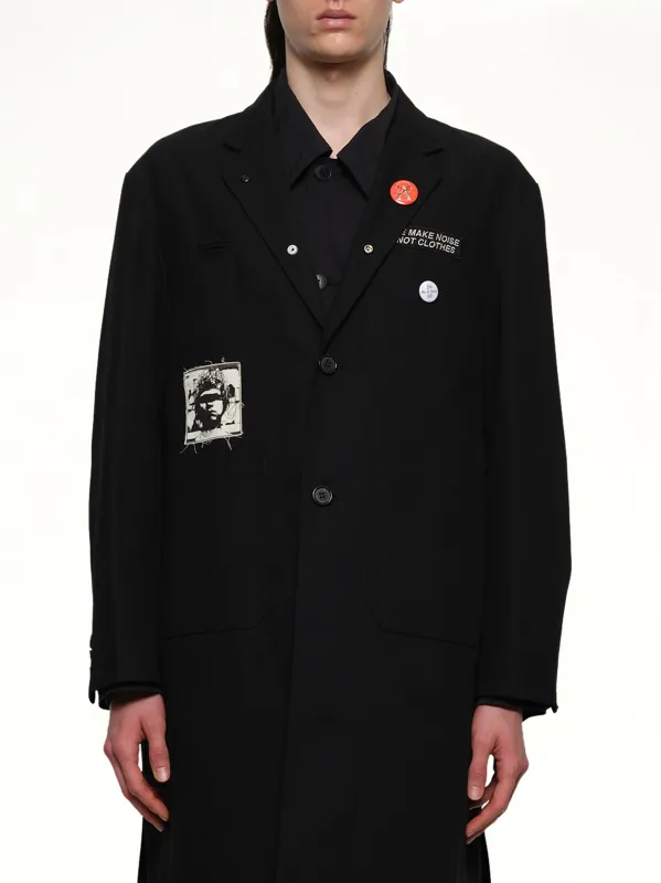 Undercover Coat in Black sold by MARAIS