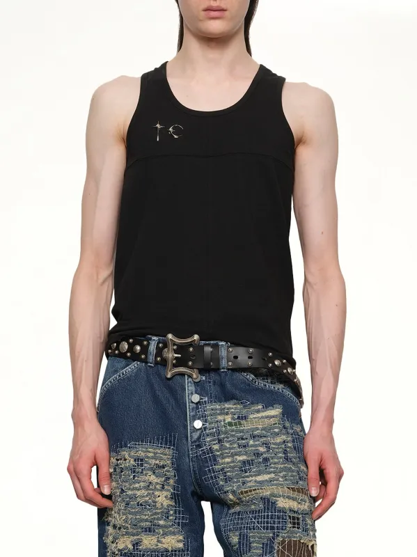 TC Tank Top in Black made by Thug club