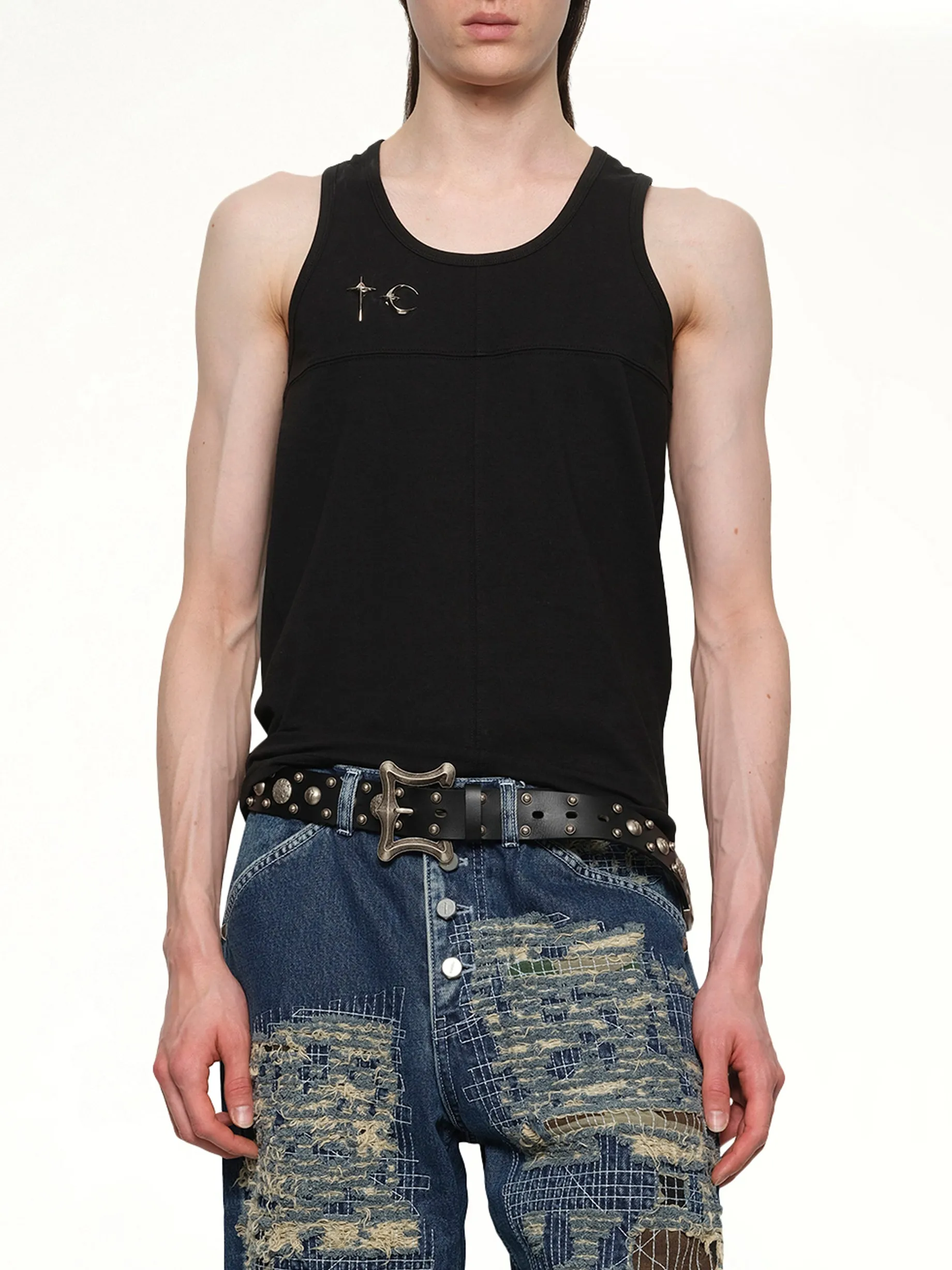 TC Tank Top in Black sold by MARAIS