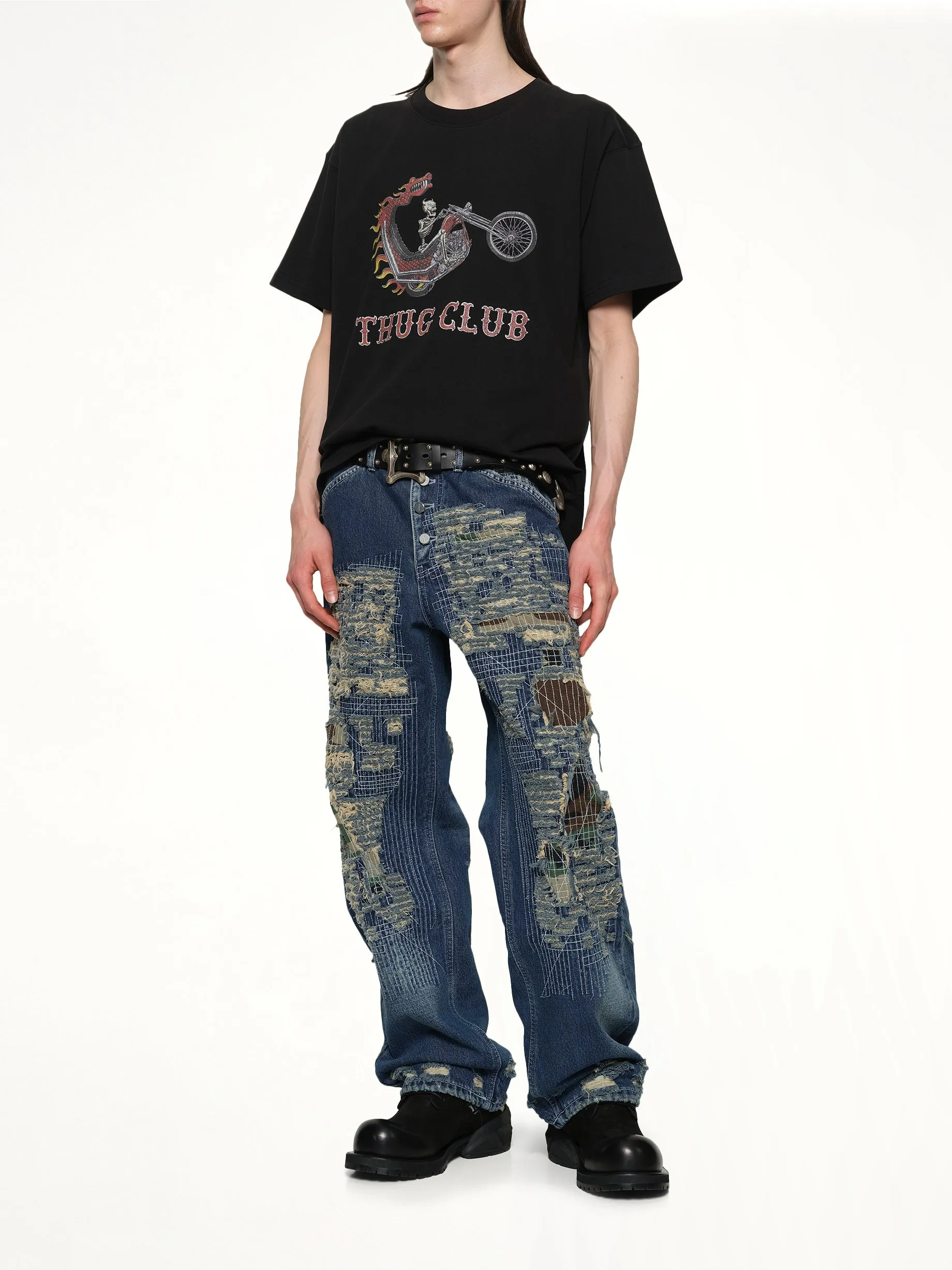 Dragon Chopper T-Shirt in Black sold by MARAIS product image thumbnail 4