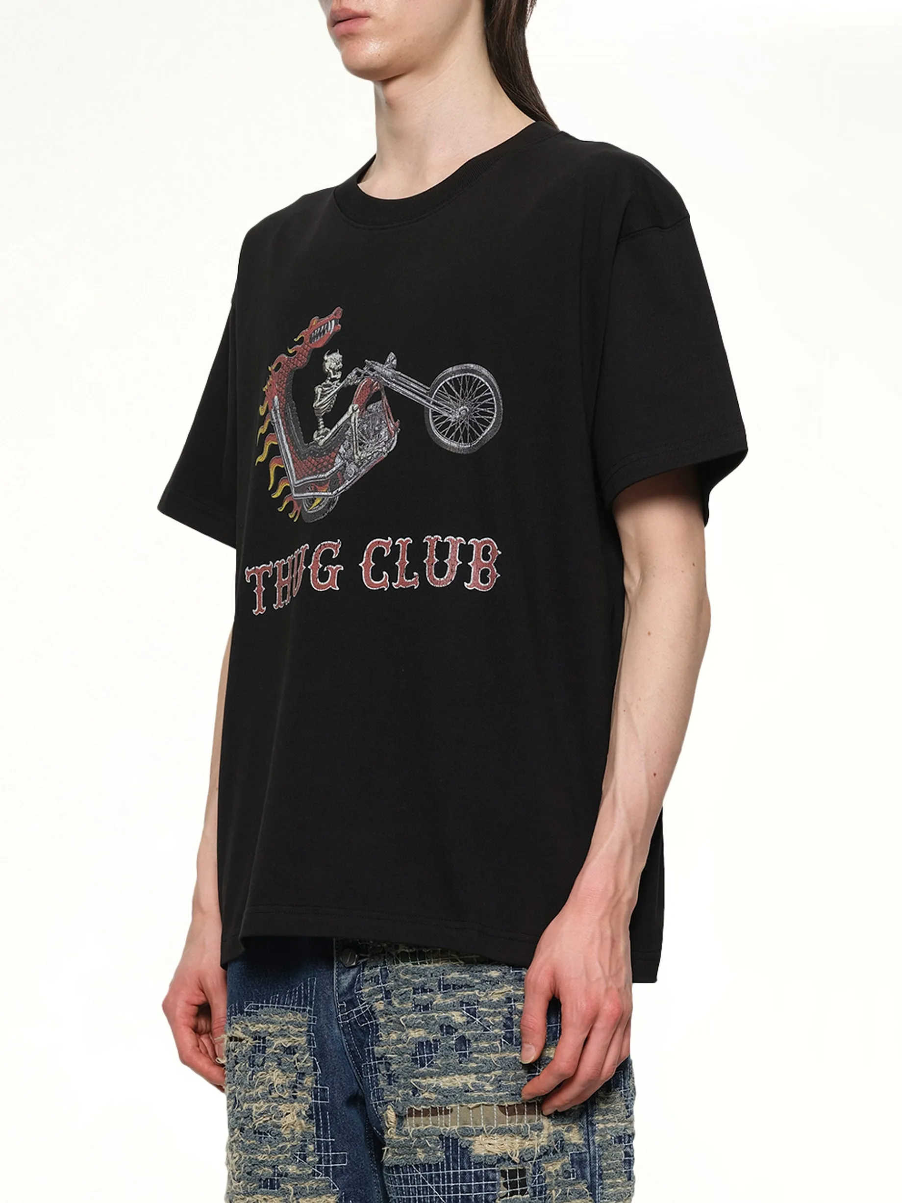 Dragon Chopper T-Shirt in Black sold by MARAIS product image thumbnail 3