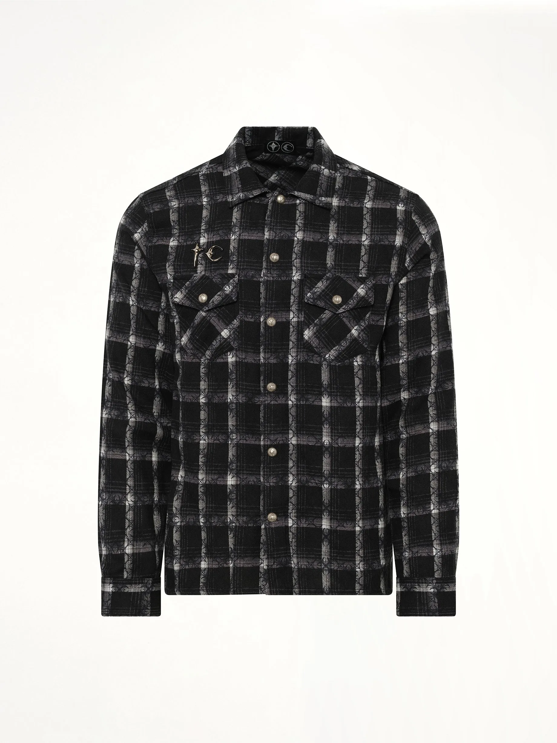 TC All Over Pattern Shirt in Black sold by MARAIS product image thumbnail 2