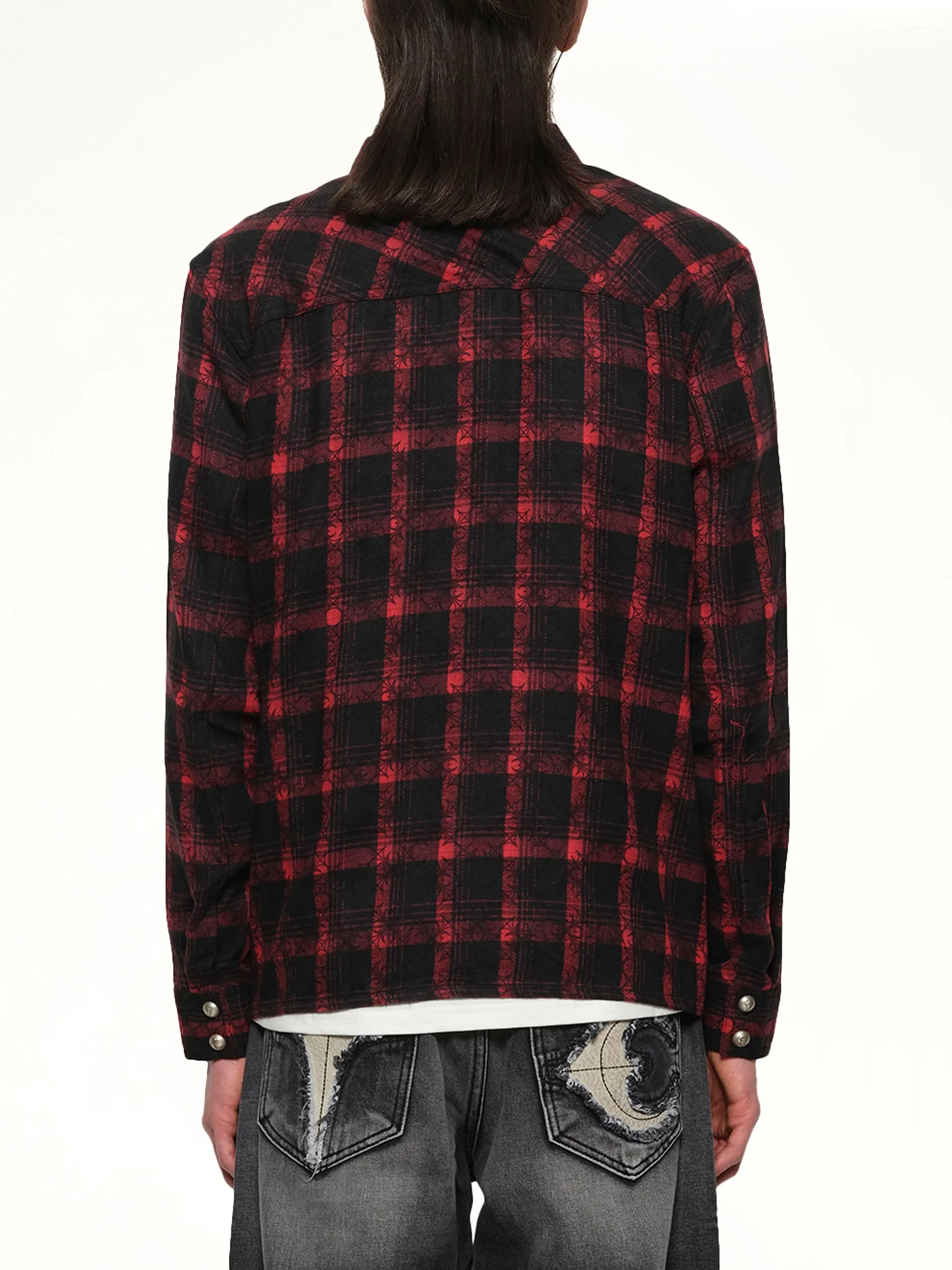 TC All Over Pattern Shirt in Red sold by MARAIS product image thumbnail 5