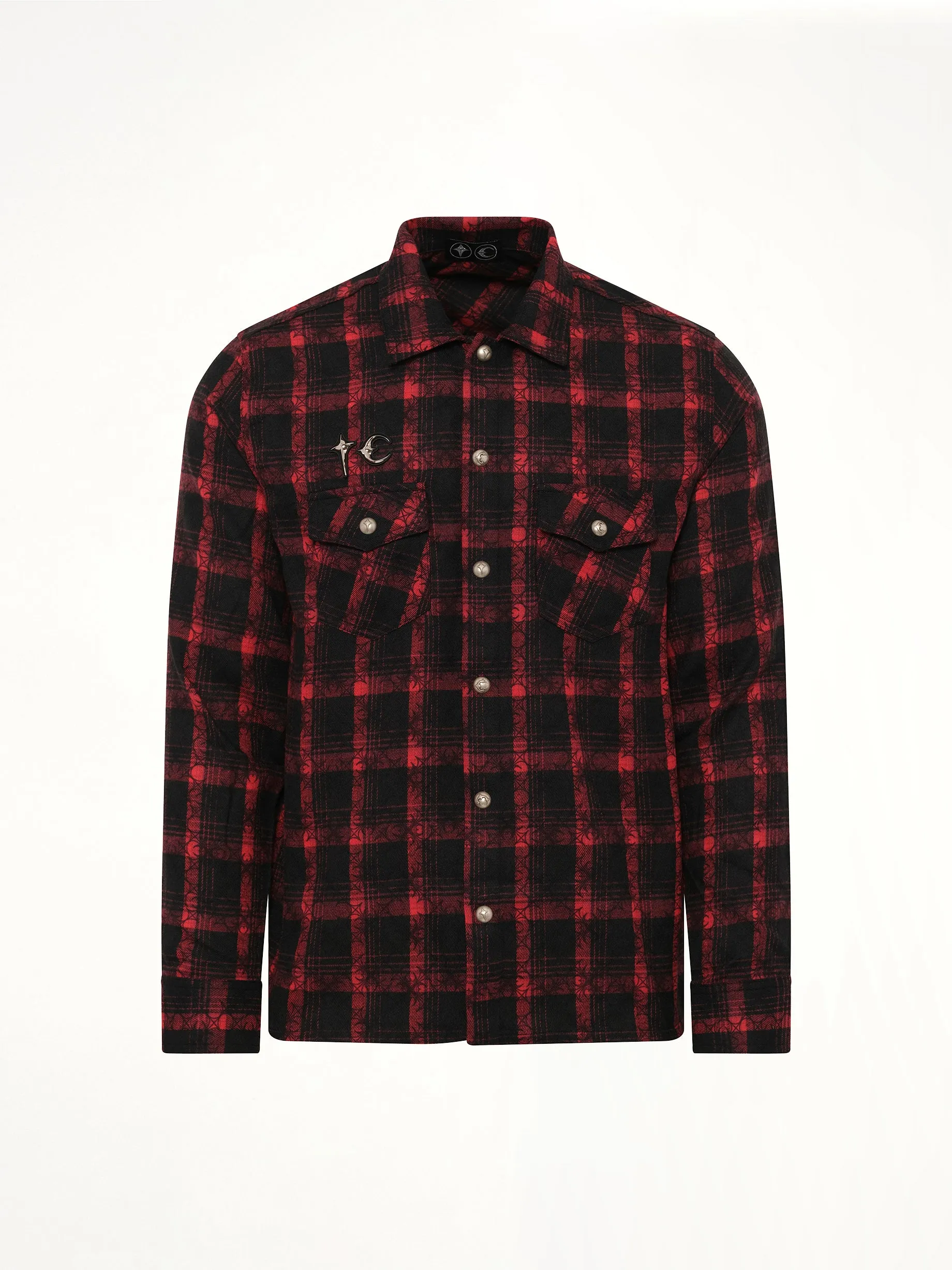 TC All Over Pattern Shirt in Red sold by MARAIS product image thumbnail 2