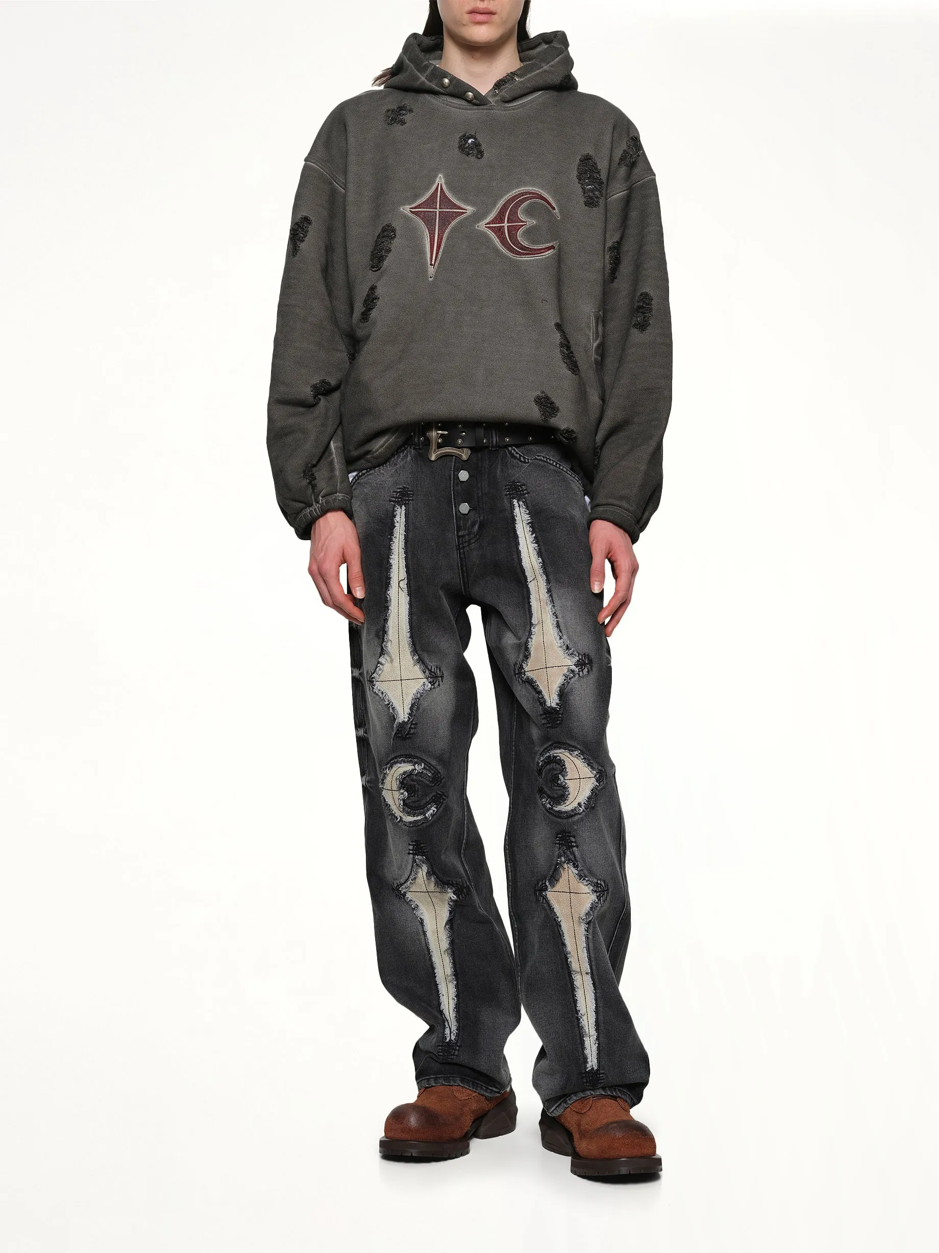 Rock Hoodie in Grey sold by MARAIS product image thumbnail 4