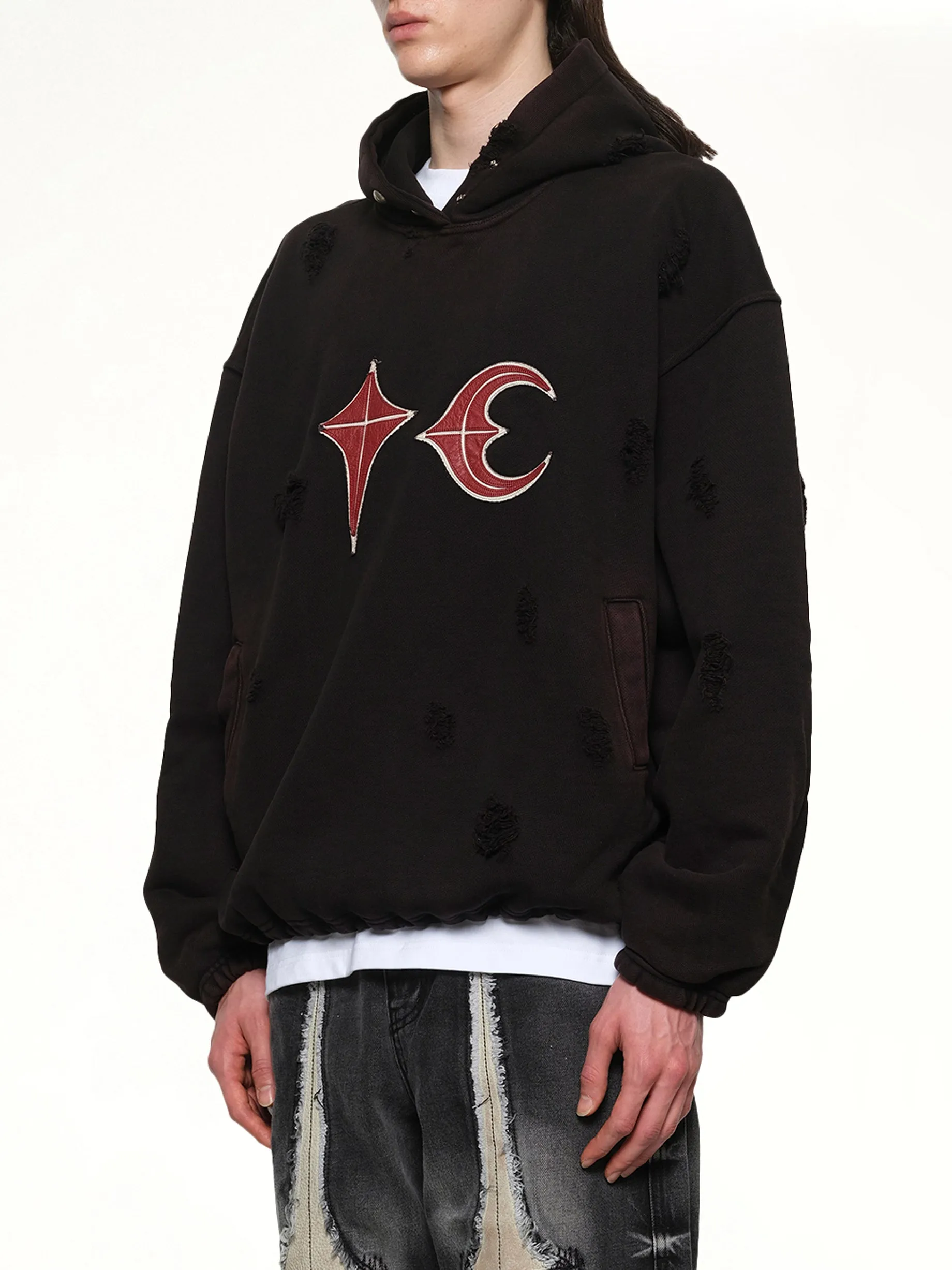 Rock Hoodie in Black sold by MARAIS product image thumbnail 3