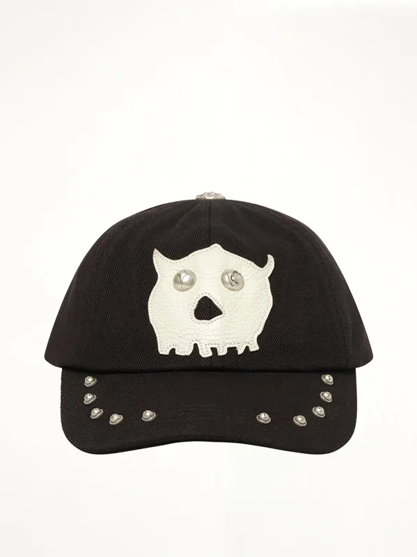 TC Skull Cotton Cap in Black made by Thug club