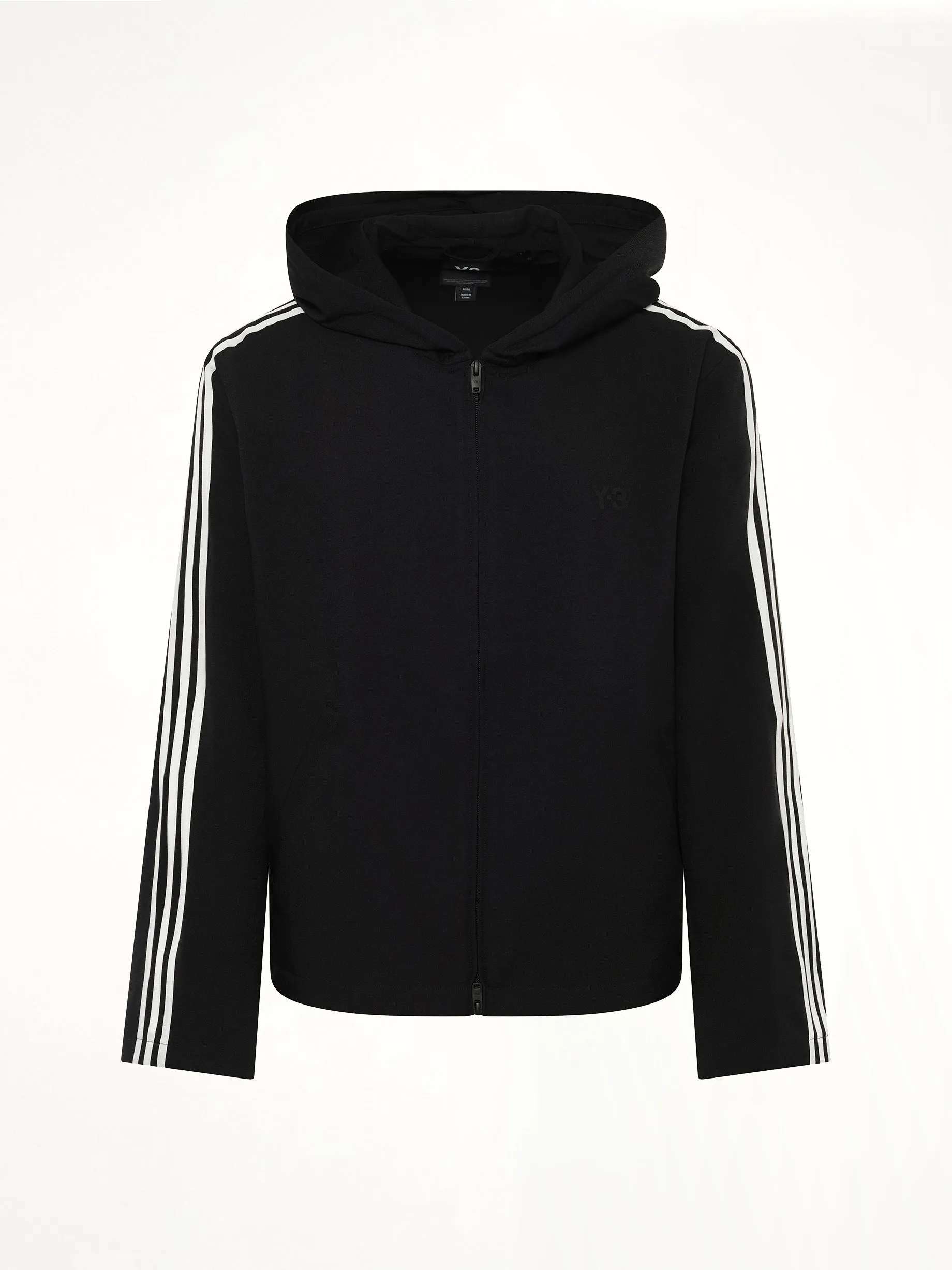 Hooded Track Top 3-Stripes in Black sold by MARAIS product image thumbnail 2