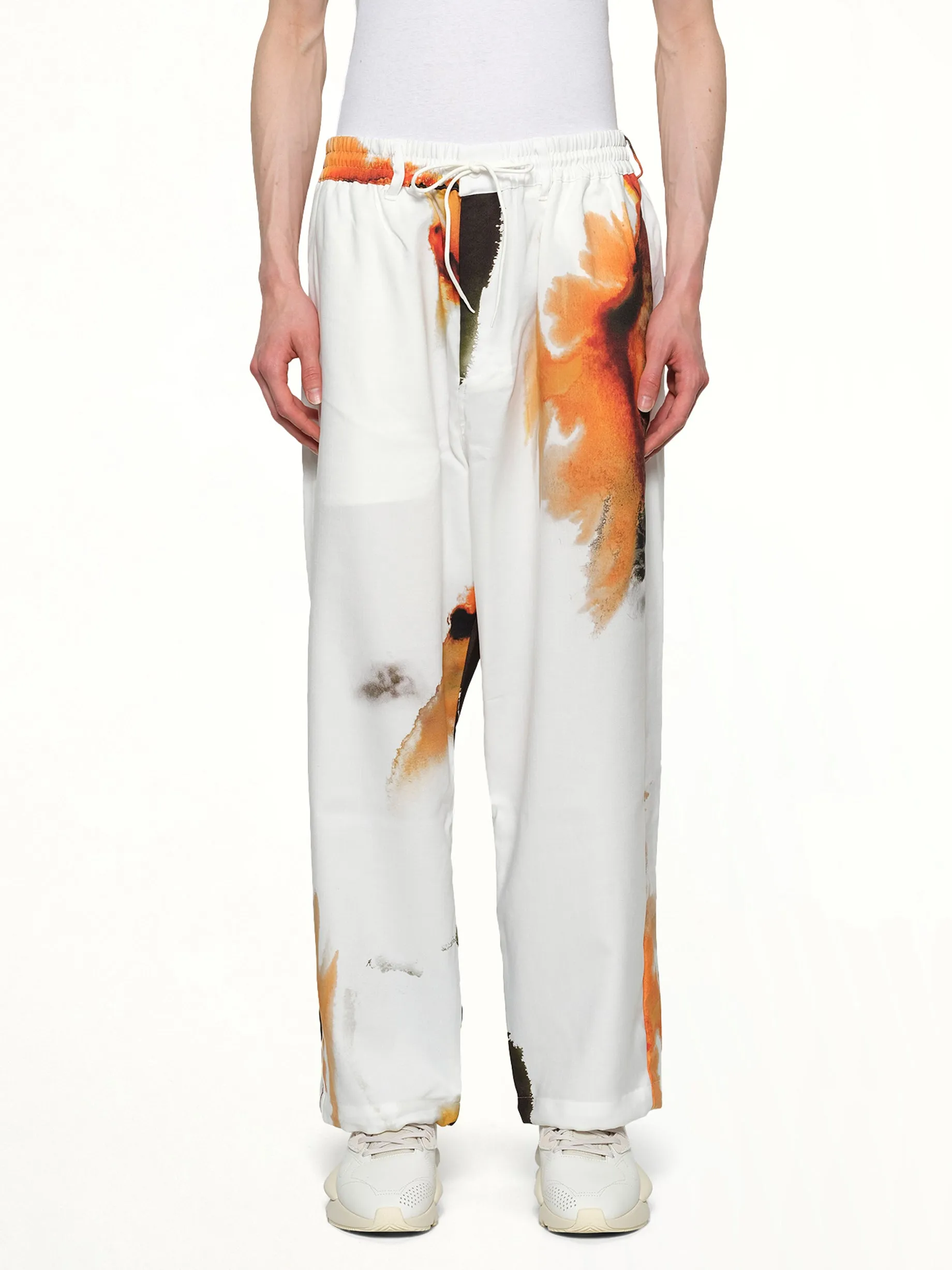 Aop Sport Uniform Track Pants in White sold by MARAIS