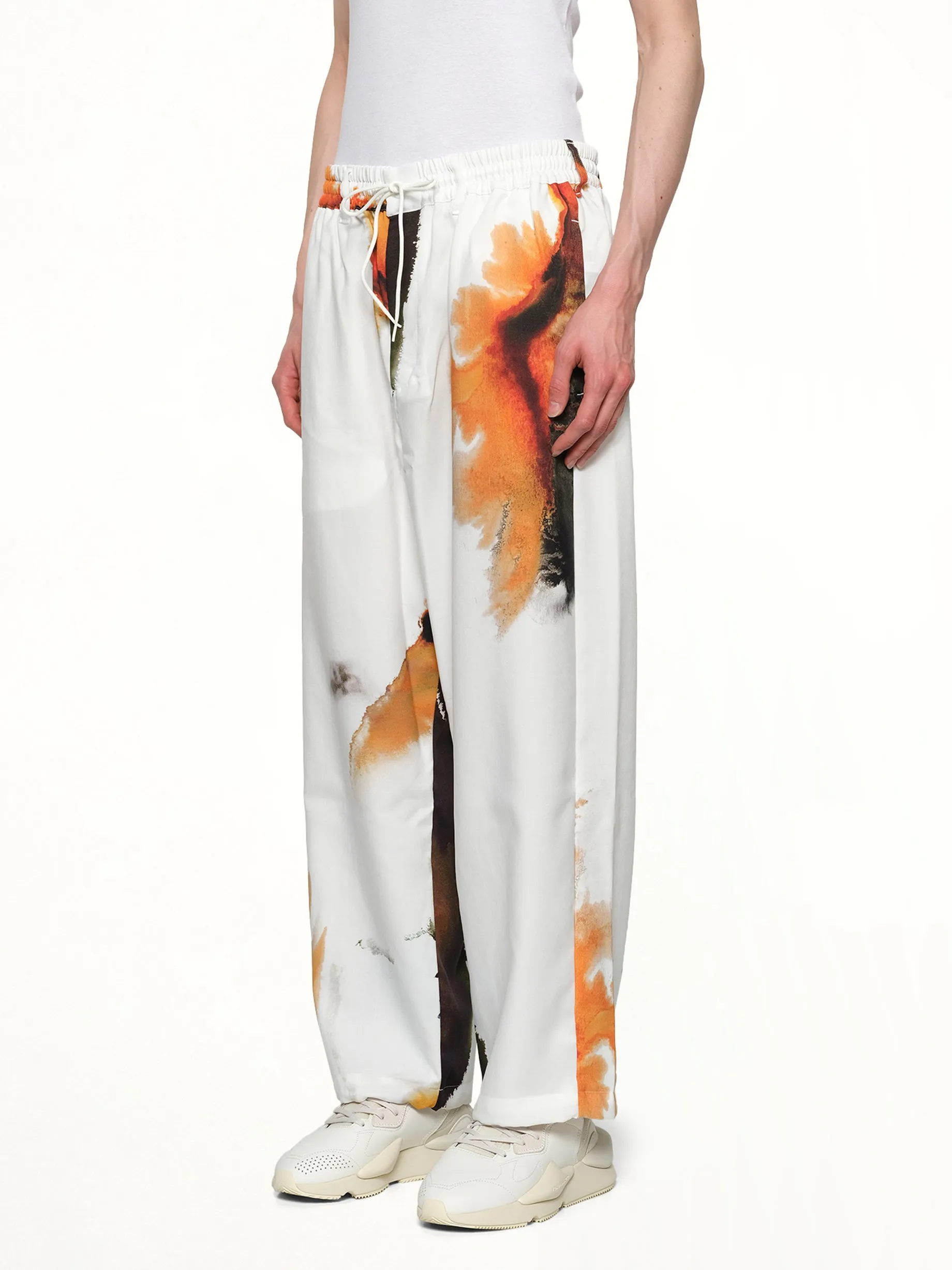 Aop Sport Uniform Track Pants in White sold by MARAIS product image thumbnail 3