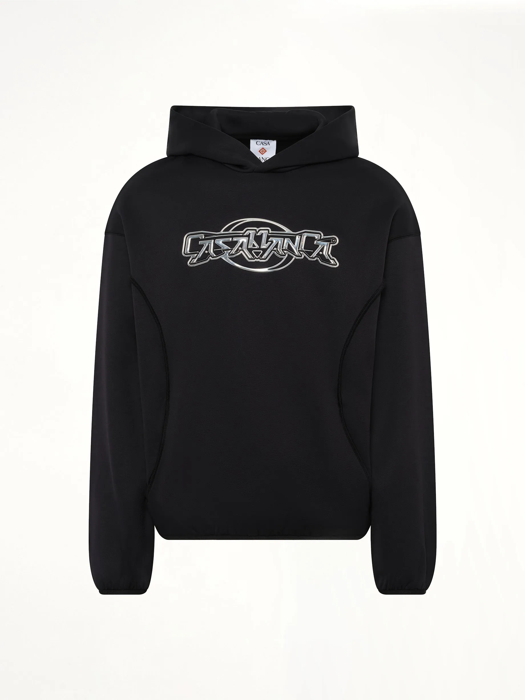 Oversized Panelled Hoodie in Black sold by MARAIS product image thumbnail 2