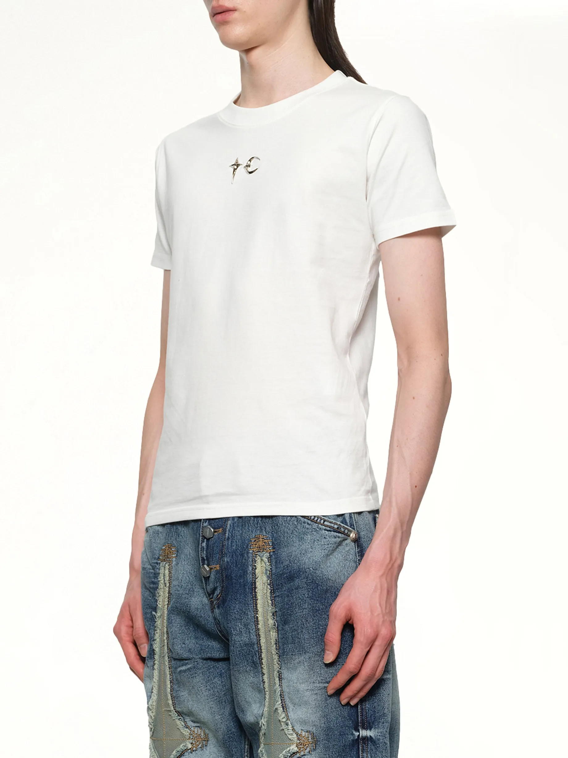 TC Slim T-Shirt in White sold by MARAIS product image thumbnail 3