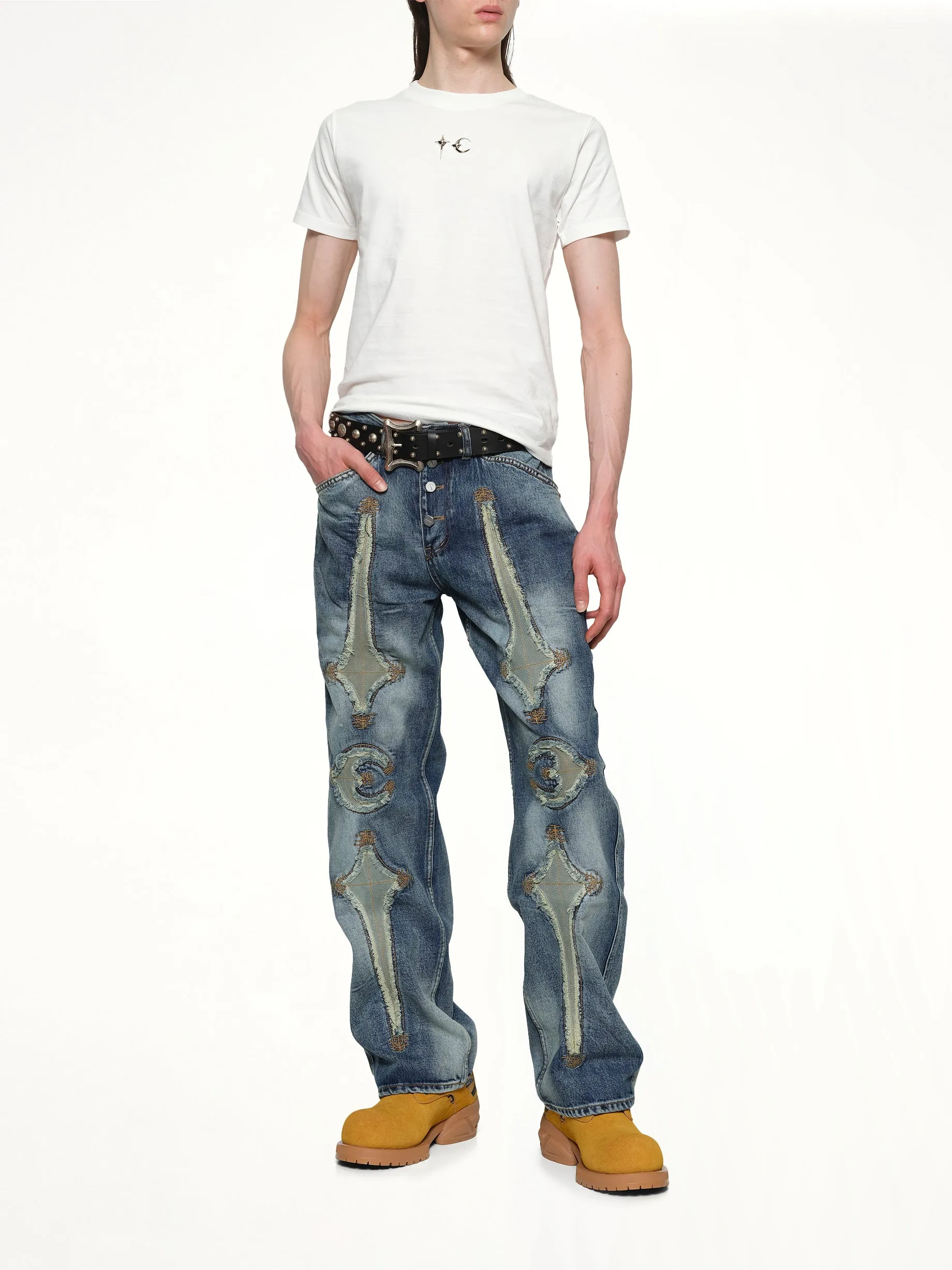 TC Slim T-Shirt in White sold by MARAIS product image thumbnail 4