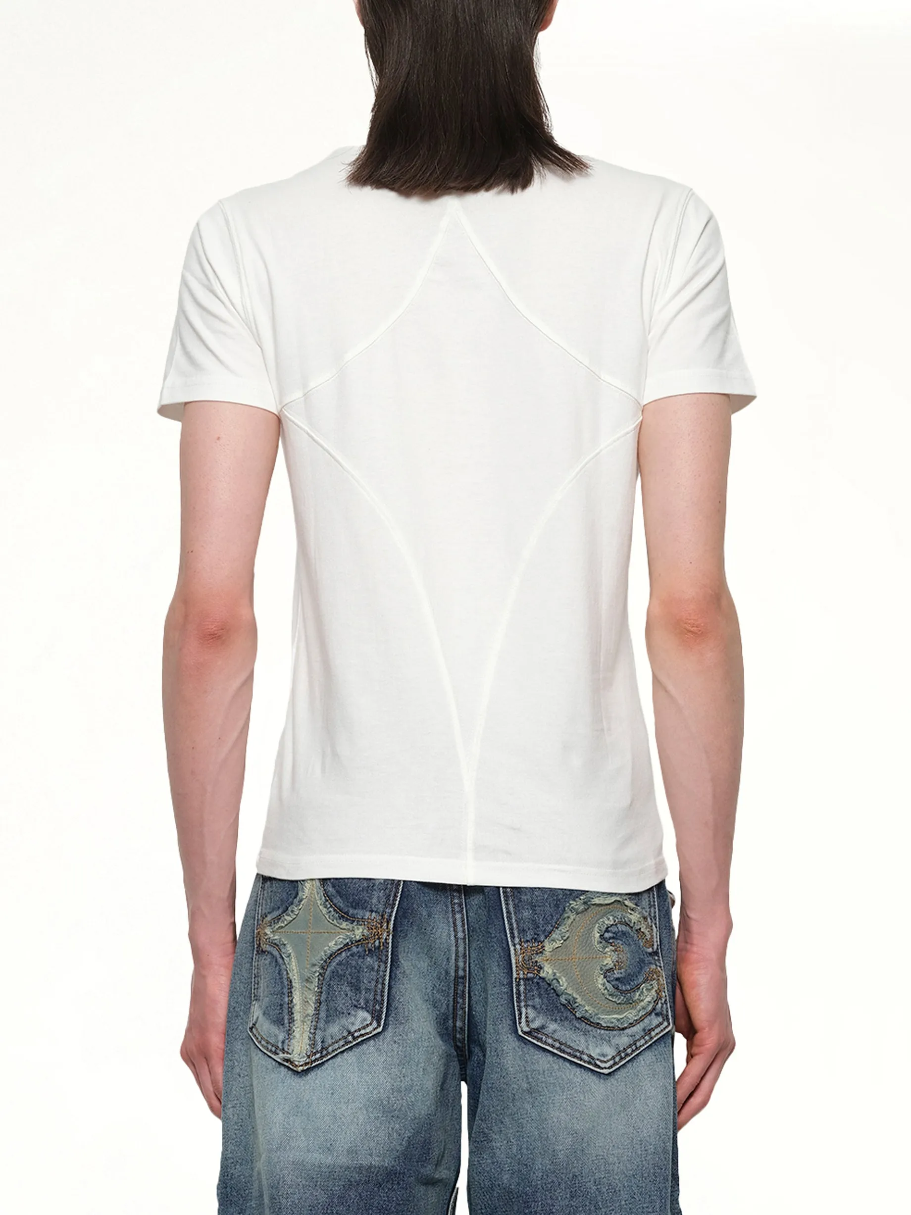 TC Slim T-Shirt in White sold by MARAIS product image thumbnail 5