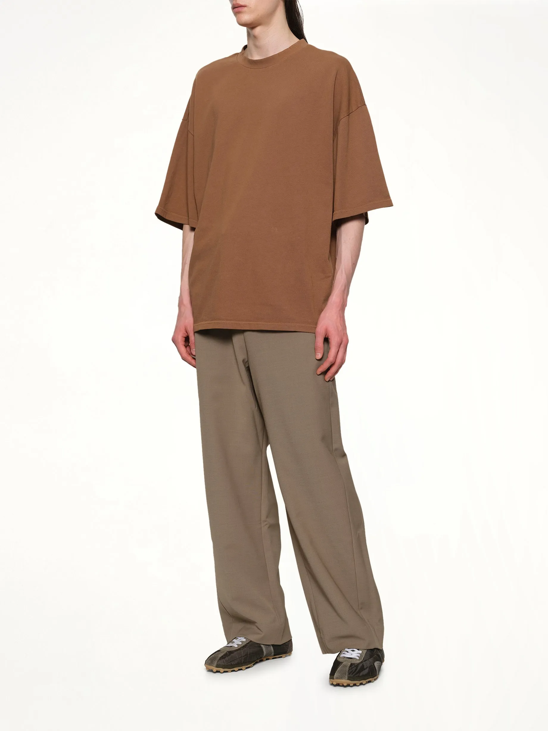 Heavy Boxy T-Shirt in Dune sold by MARAIS product image thumbnail 4