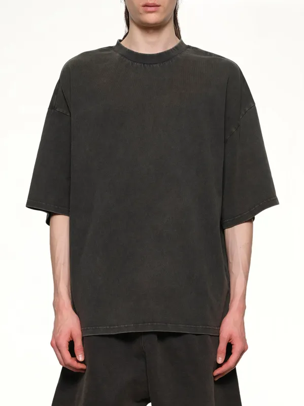 Heavy Boxy T-Shirt in Washed Black sold by MARAIS