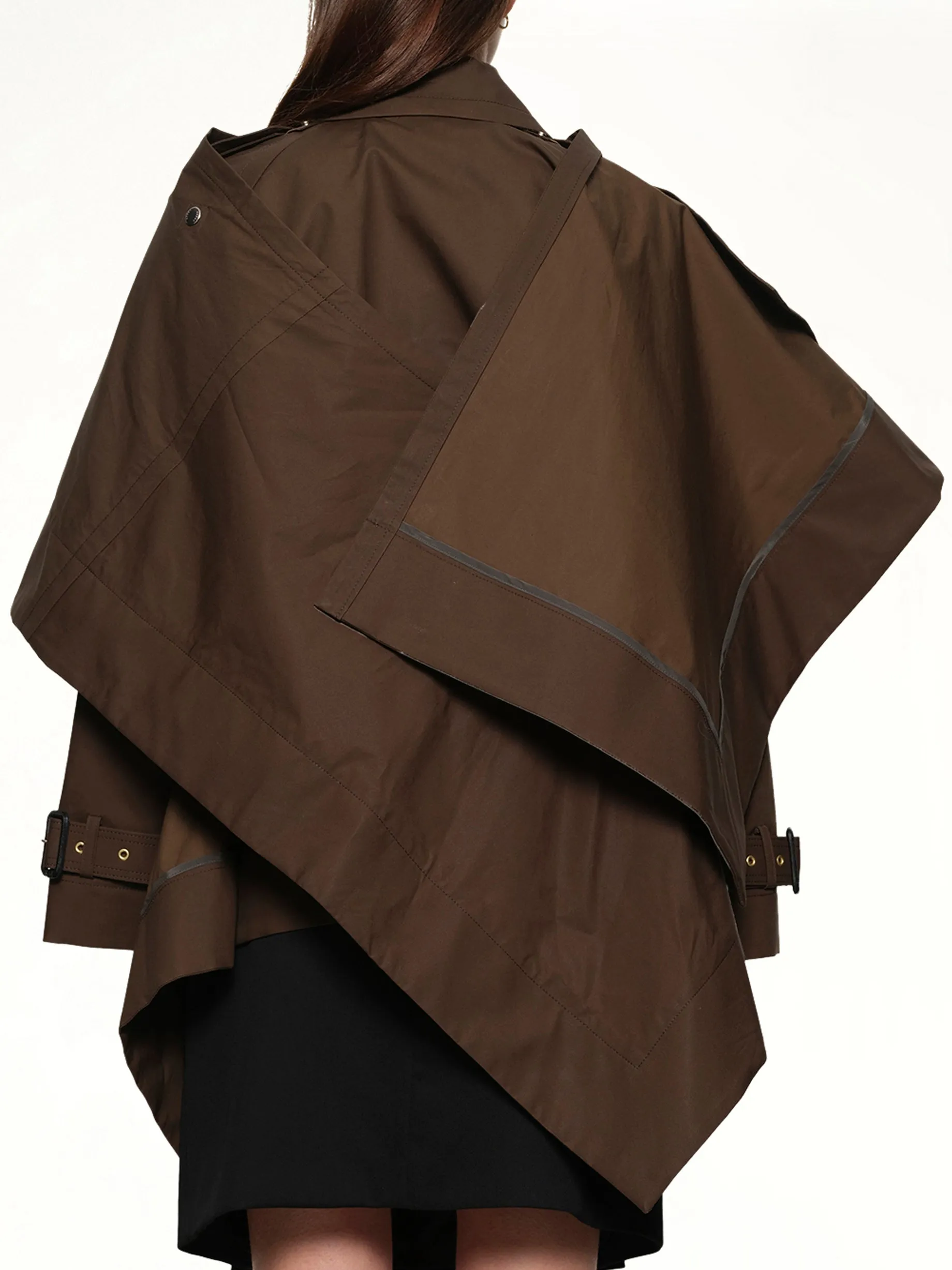 Cotton Gabardine Jacket in Brown sold by MARAIS product image thumbnail 5