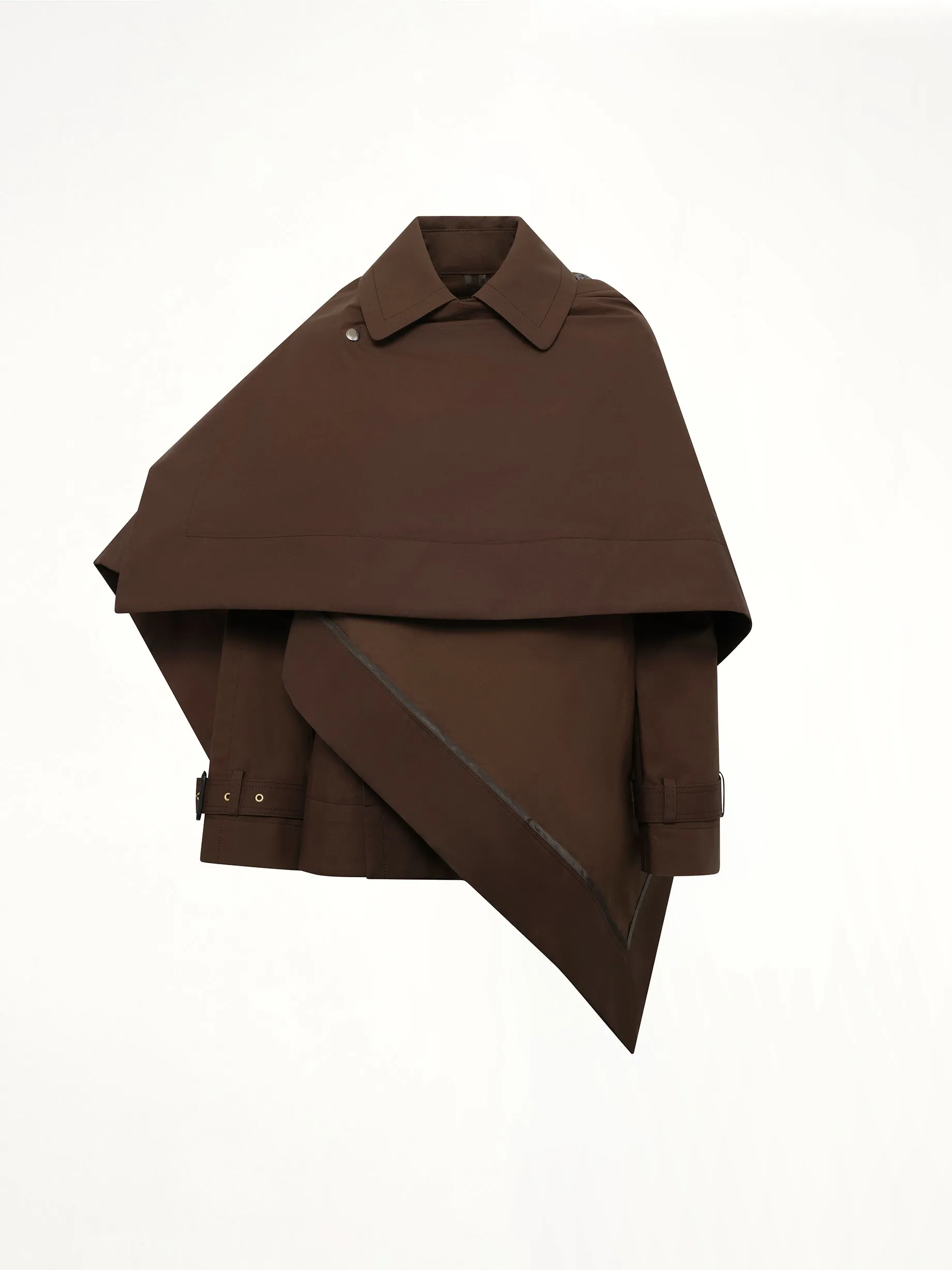 Cotton Gabardine Jacket in Brown sold by MARAIS product image thumbnail 2