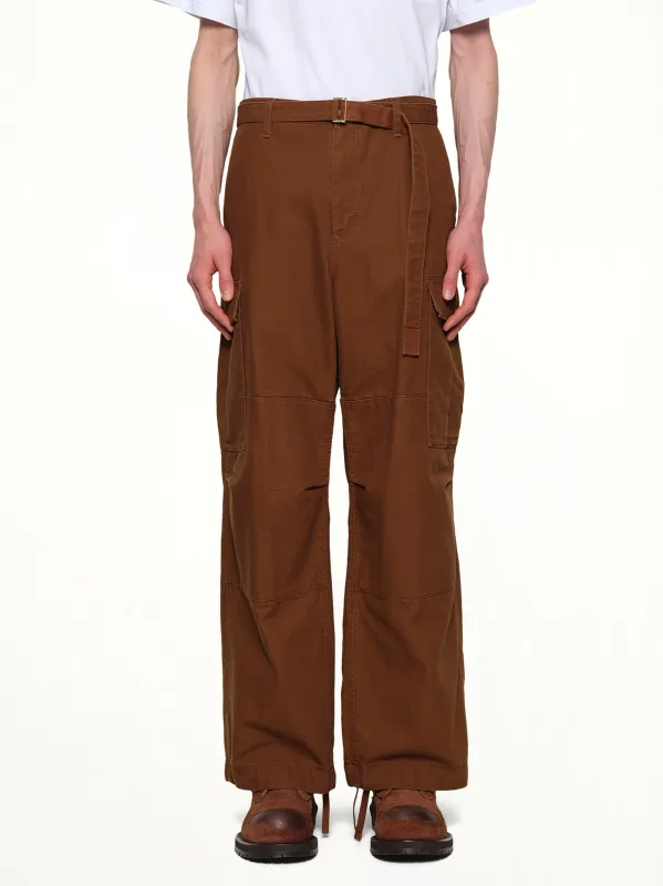 Carhartt WIP Duck Pants in Dark Beige sold by MARAIS
