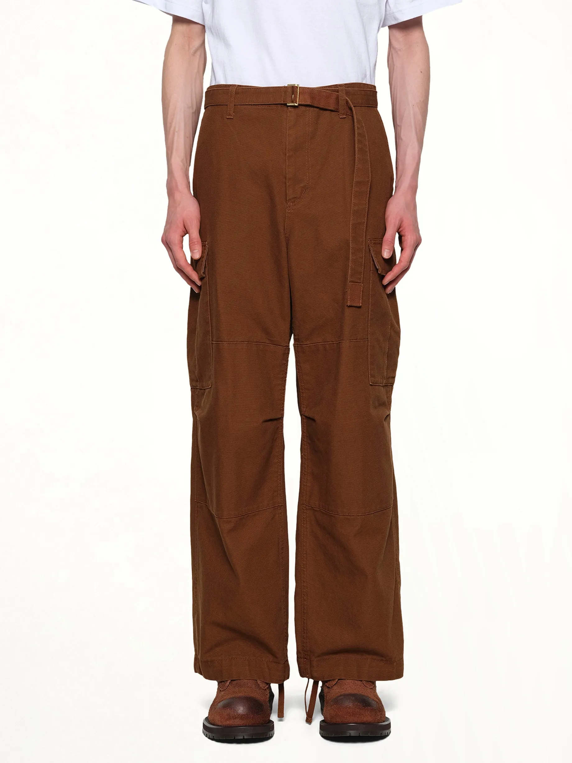 Carhartt WIP Duck Pants in Dark Beige sold by MARAIS
