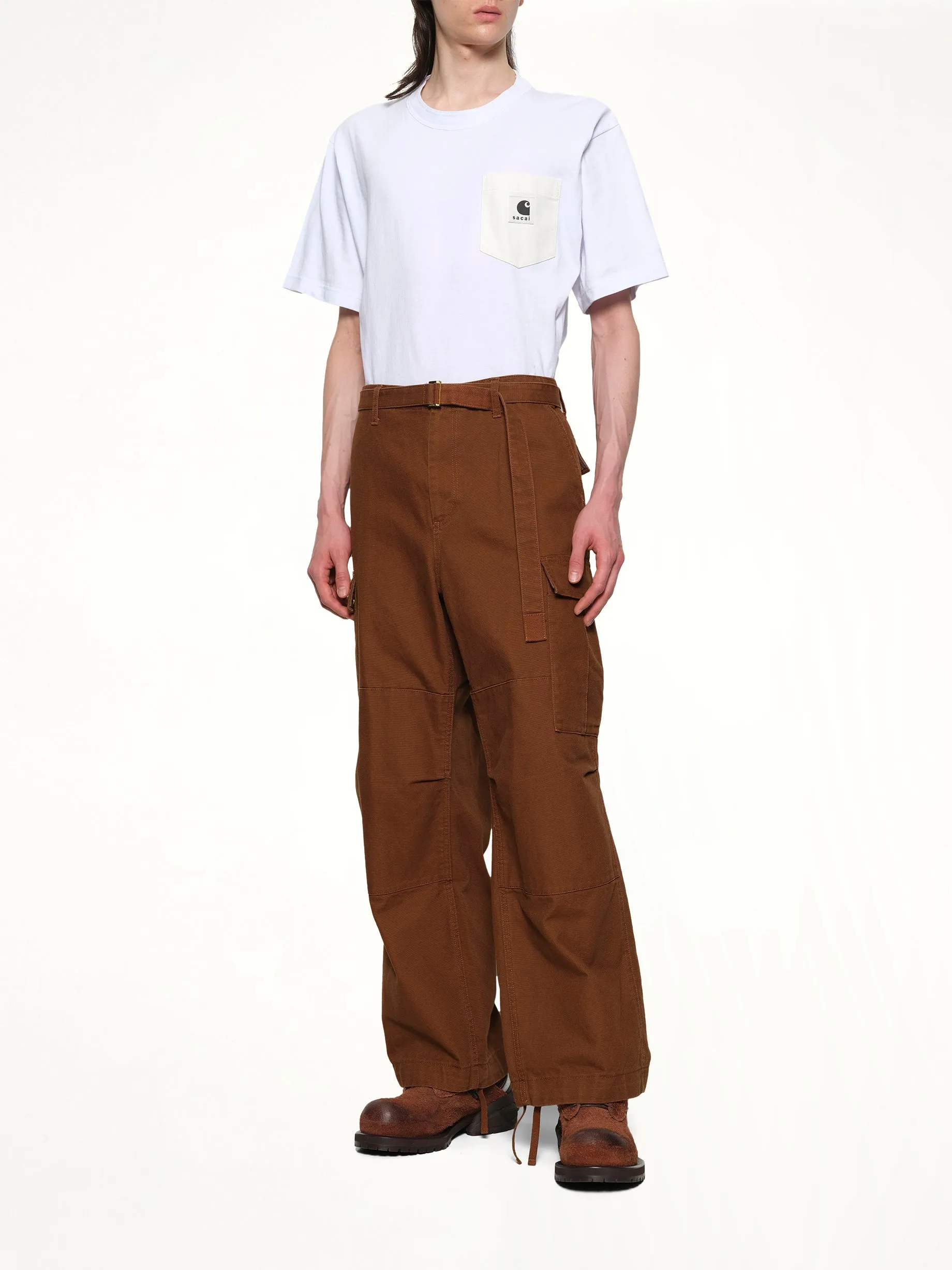 Carhartt WIP Duck Pants in Dark Beige sold by MARAIS product image thumbnail 4