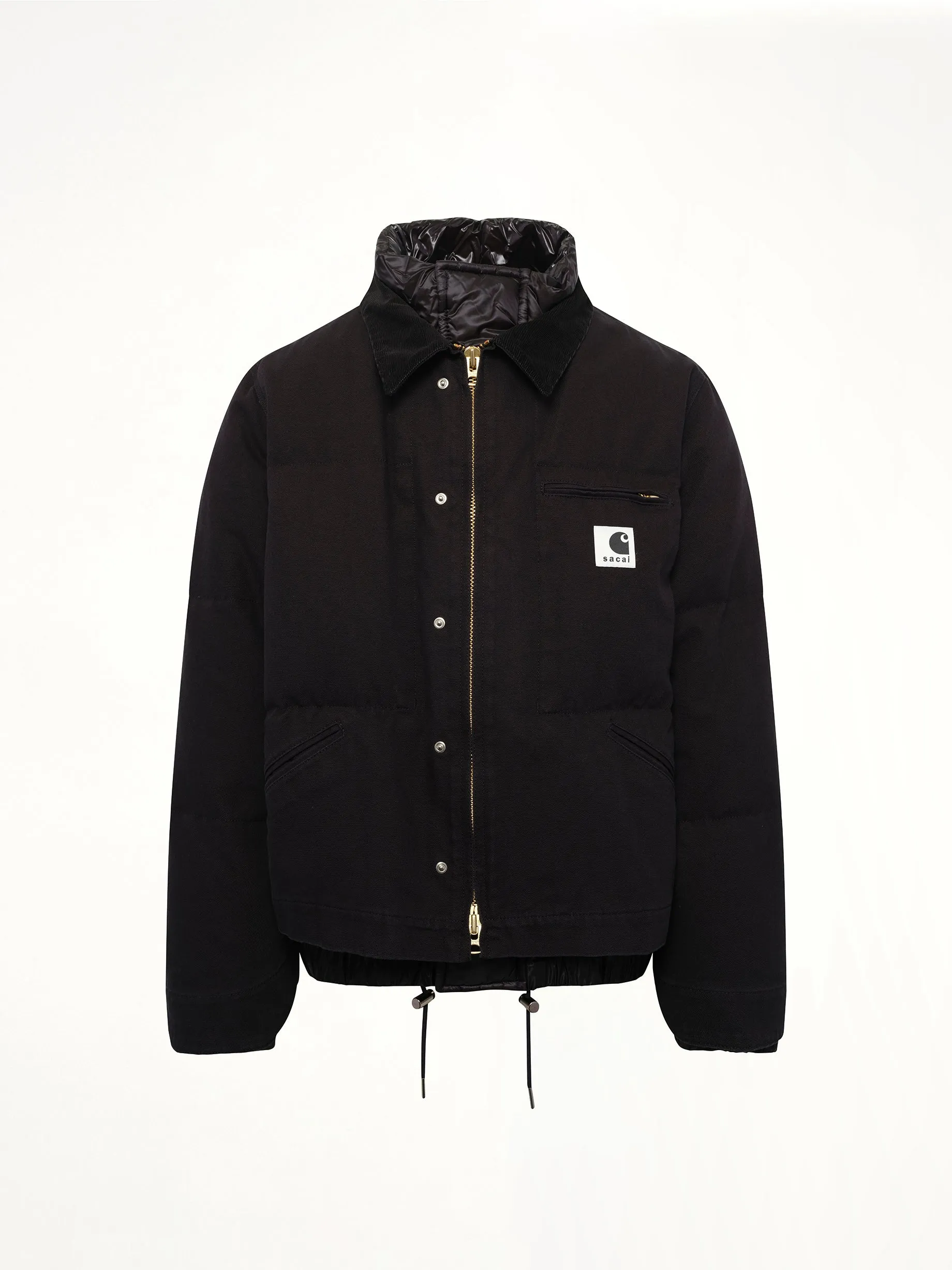 Carhartt WIP Washed Duck Puffer Jacket in Black sold by MARAIS product image thumbnail 2