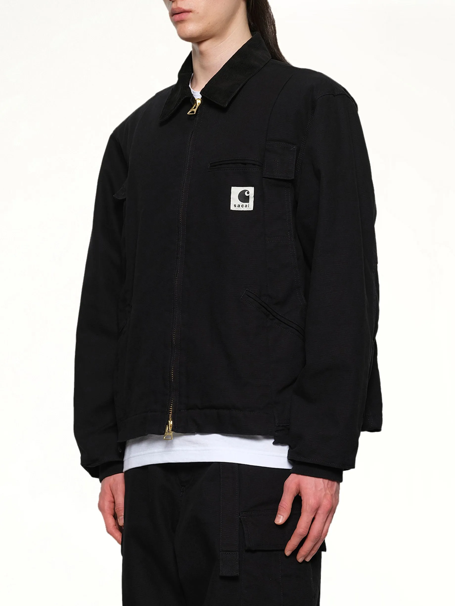 Carhartt WIP Duck Jacket in Black sold by MARAIS product image thumbnail 3