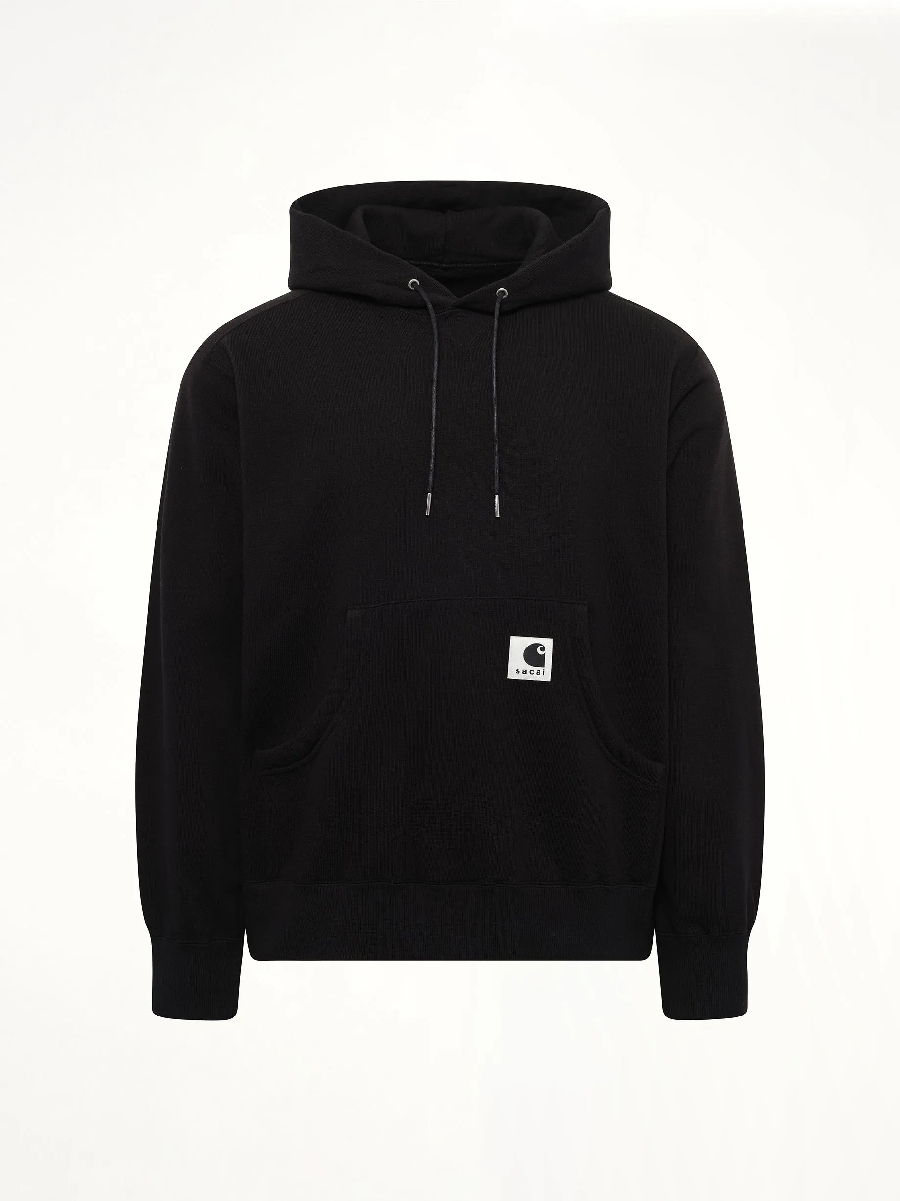 Carhartt WIP Cotton Jersey Hoodie in Black sold by MARAIS product image thumbnail 2
