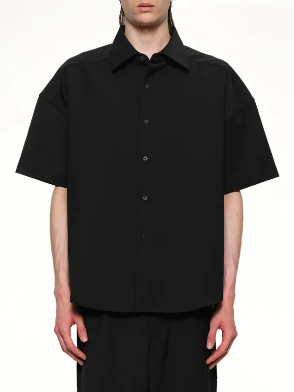 Short Sleeve Shirt in Black sold by MARAIS