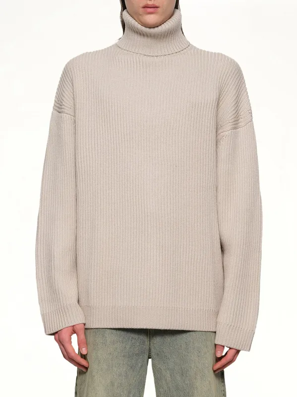 Chunky Turtleneck in Beige sold by MARAIS