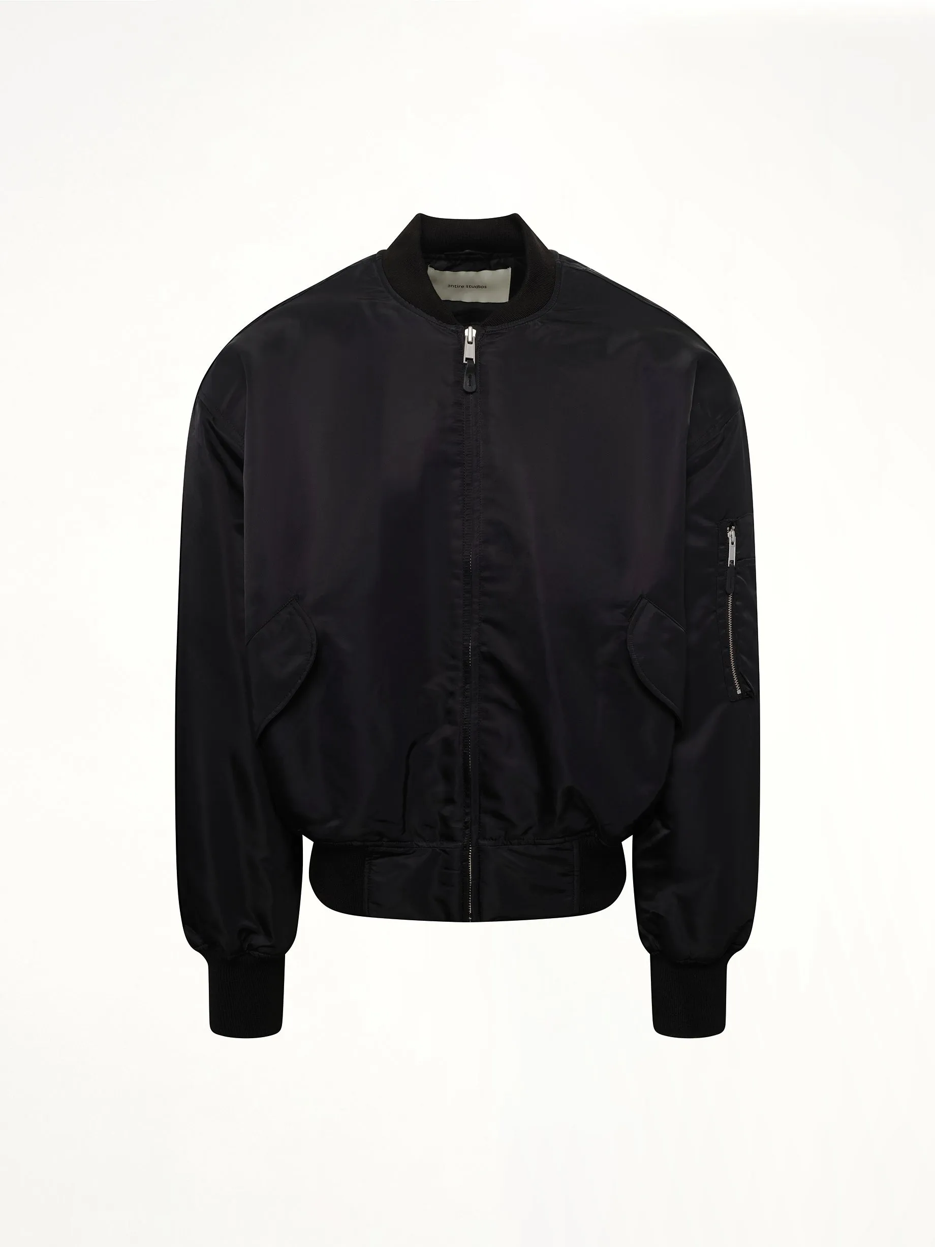 Broad Bomber Jacket in Oil sold by MARAIS product image thumbnail 2